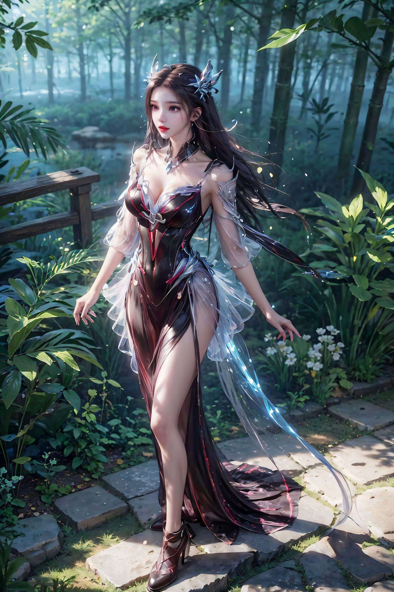 每一帧都仿佛在讲述她的故事这款唯美免费的电脑国漫美女墙纸
