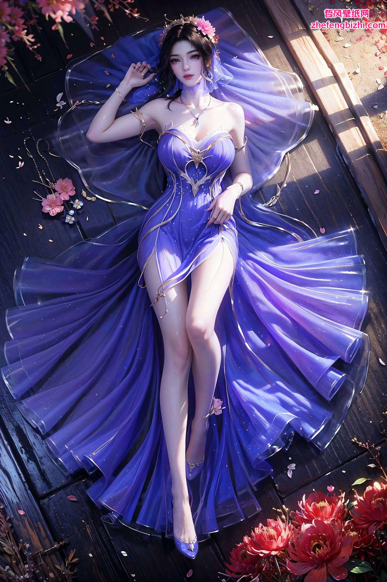 让古风美女的韵味在你的屏幕上流转穿越2560p的超清世界