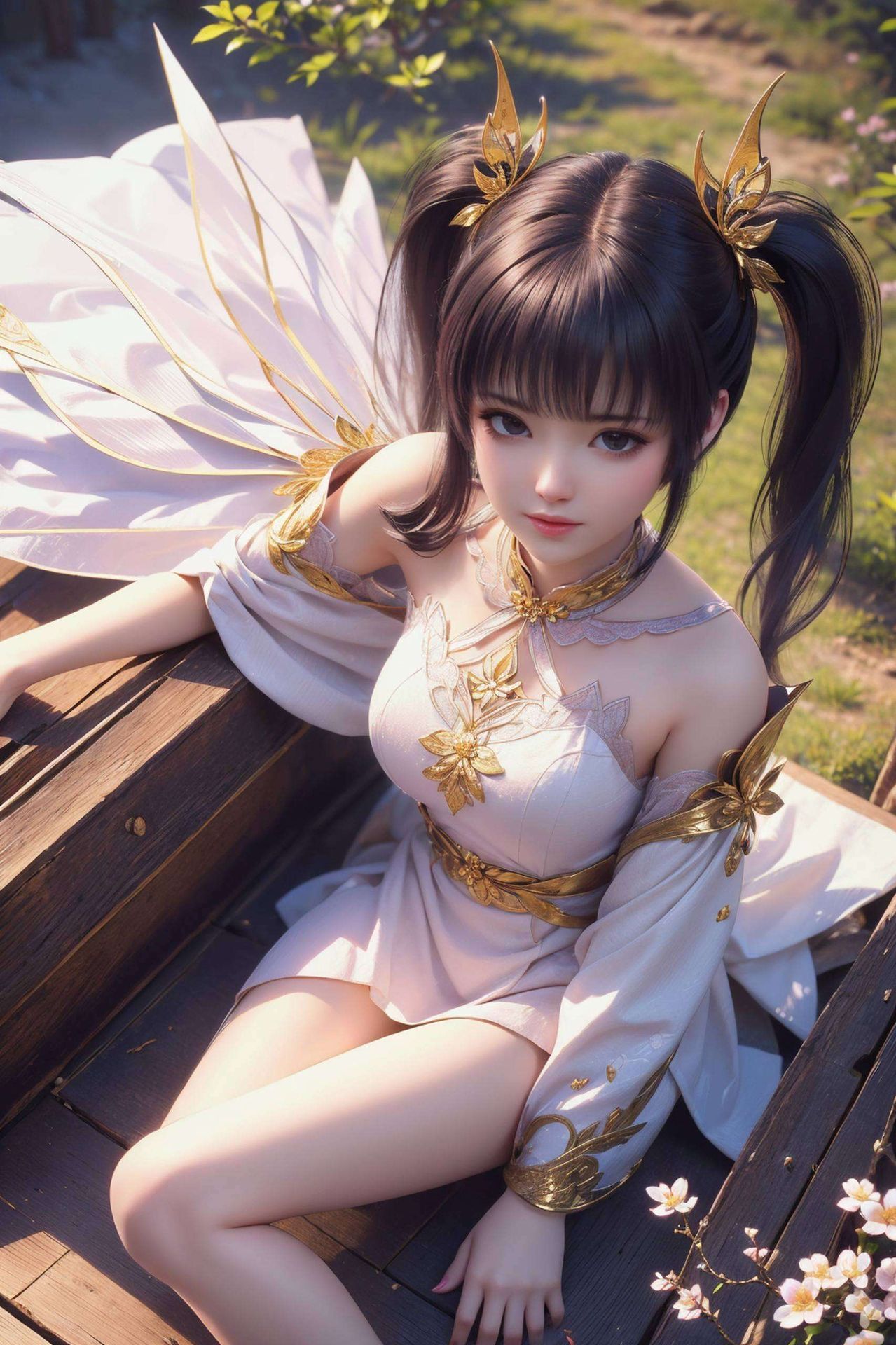 融合古香古色的元素丰富的表情