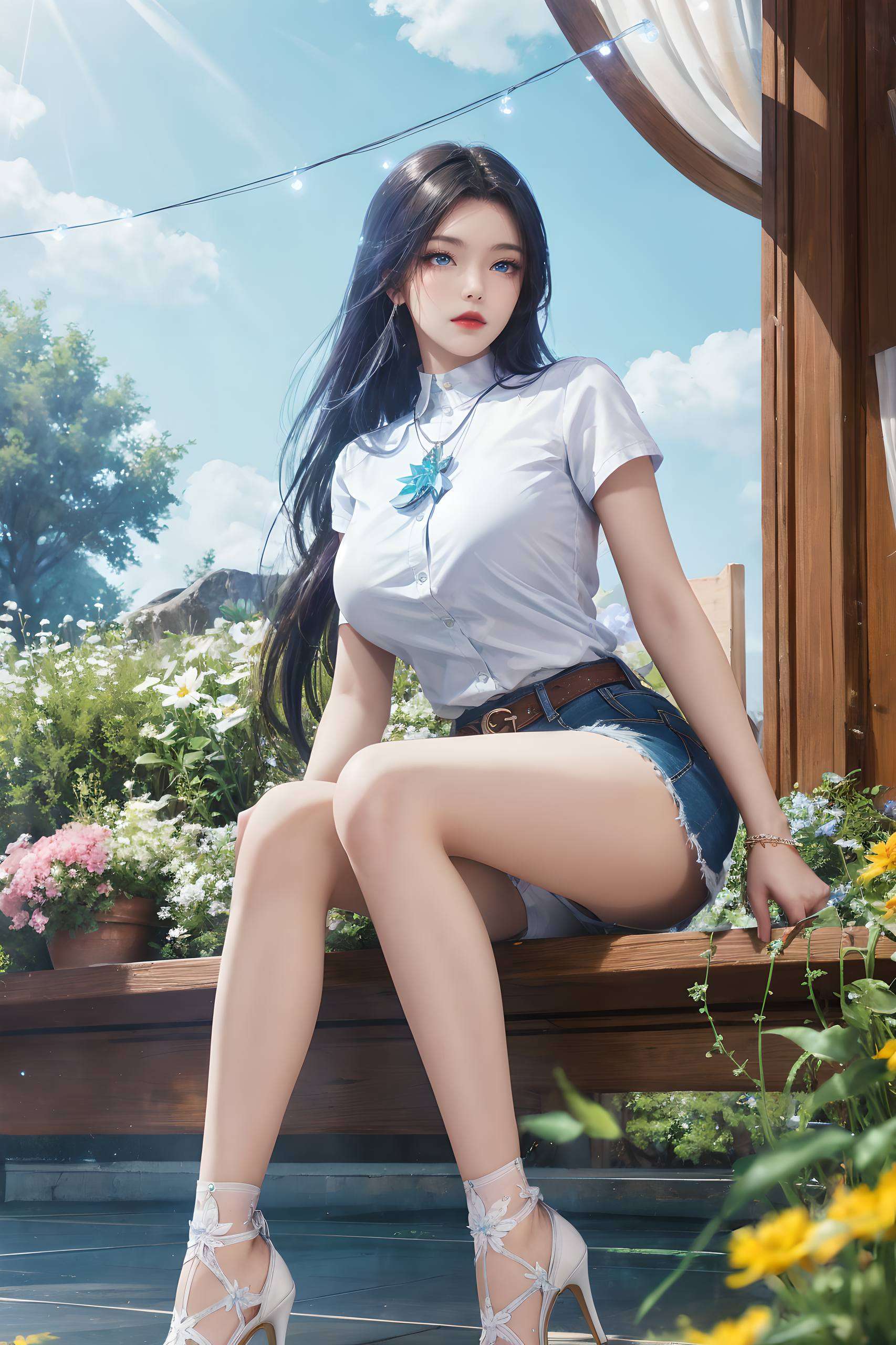 在这绚丽多彩的国漫世界里将国漫女神的优雅与动漫美女的灵动完美融合