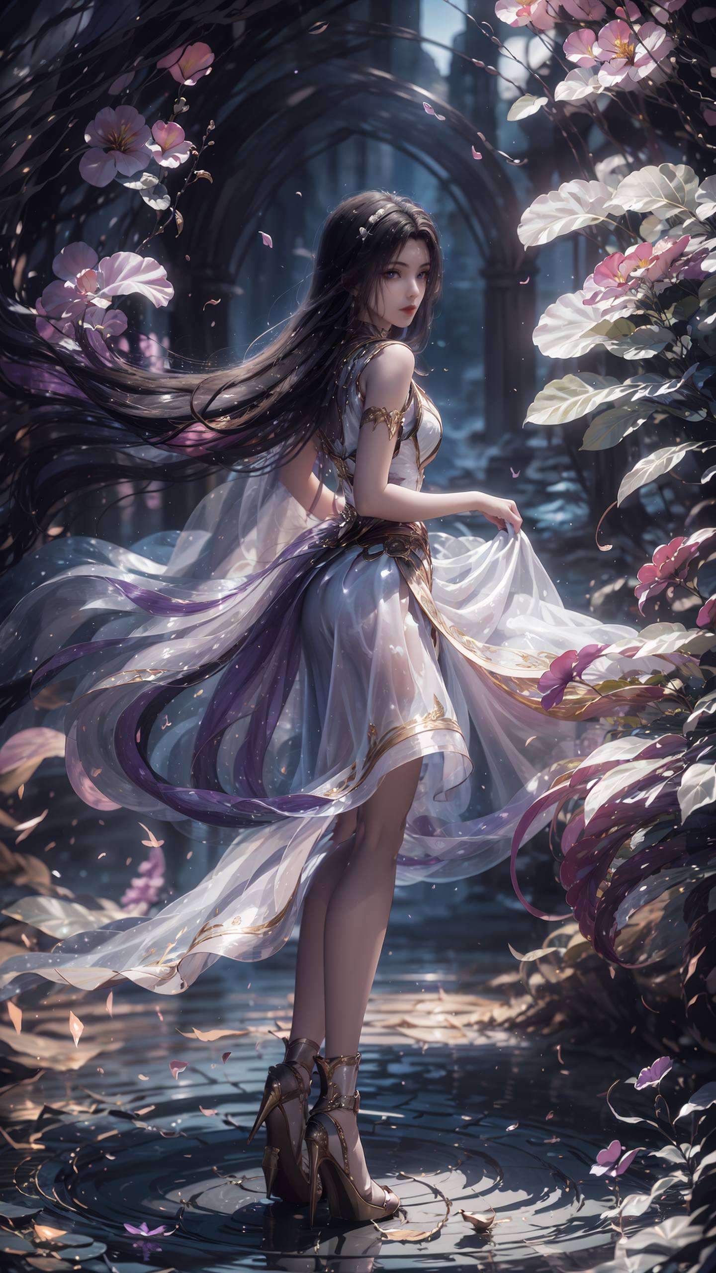 如同《绝世唐门》中的精灵在绚烂的二次元世界中