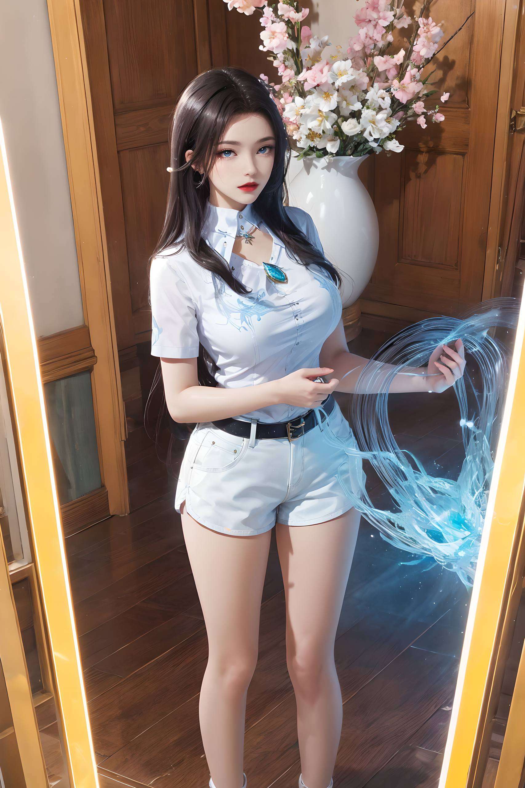 每一次微笑那独特的玄幻气质