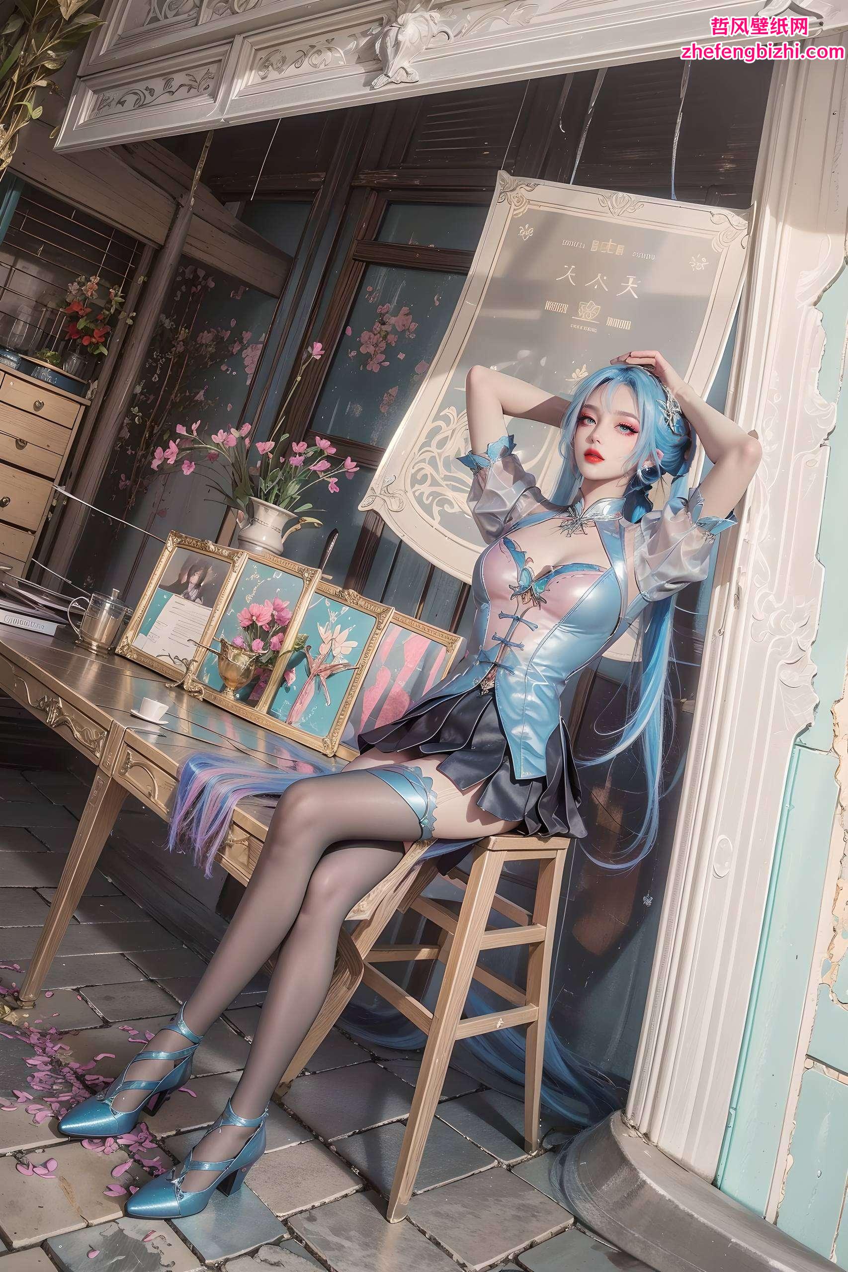 而她的美丽正是国漫壁纸中最耀眼的存在