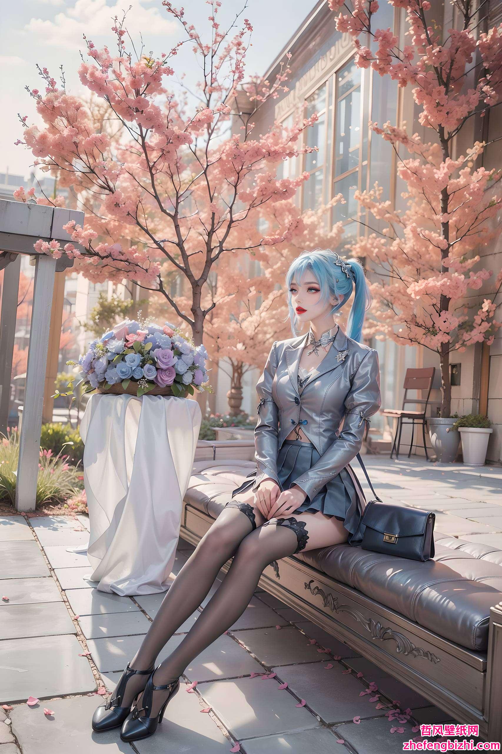 唐舞桐仿佛从国漫的画卷中走出不仅装饰了电脑的桌面