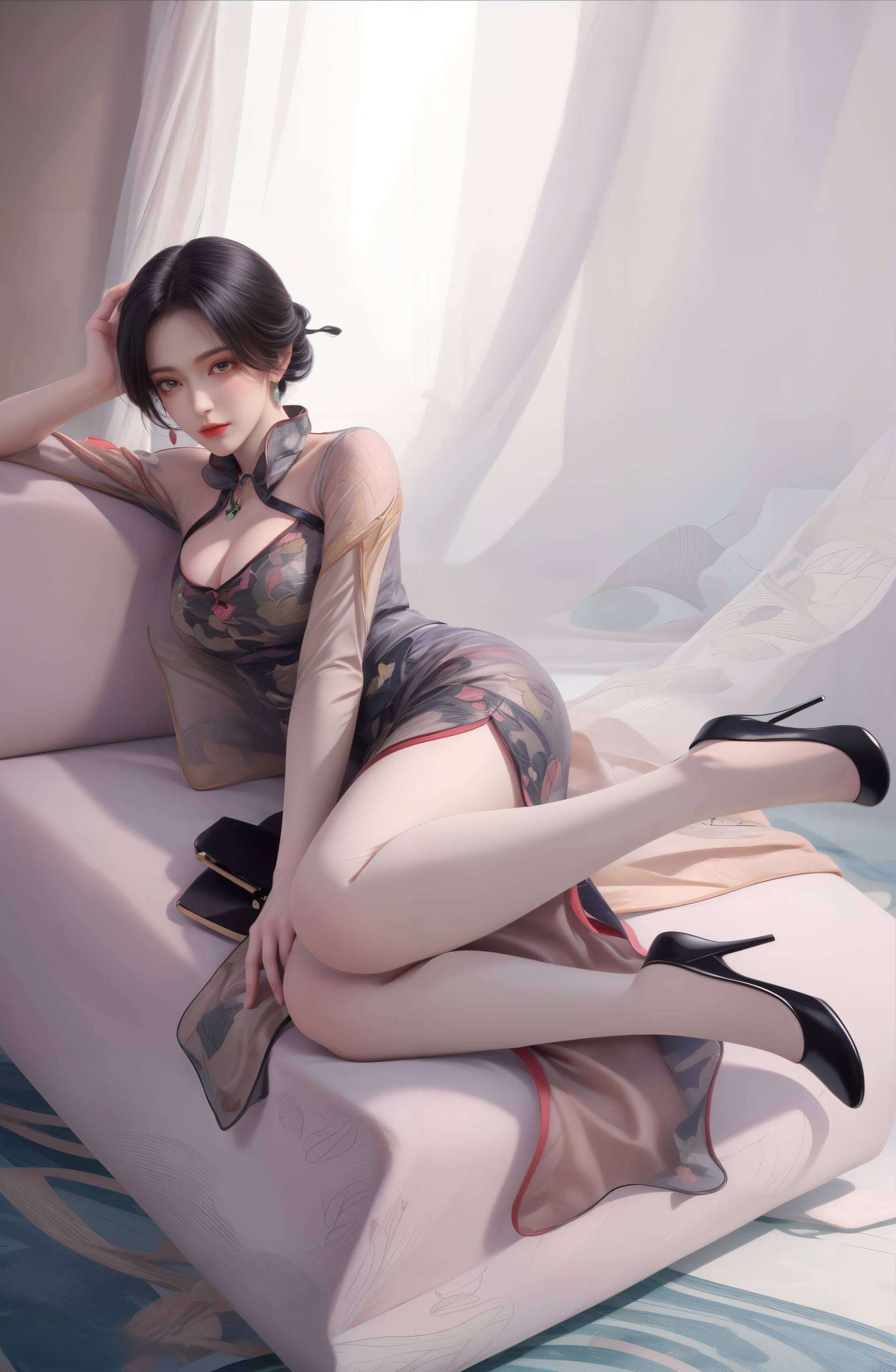 她的朋友圈封面壁纸图更是将那份独特的美感