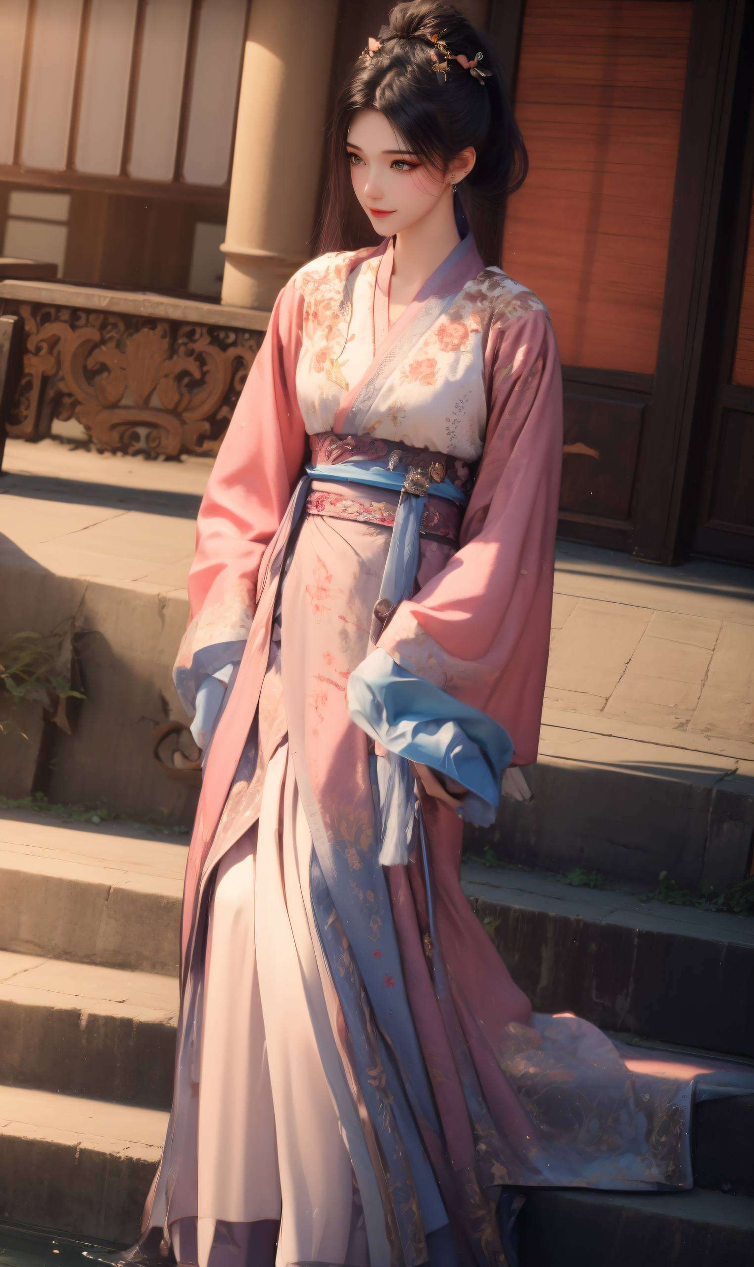 她身着华丽舞衣南宫夕儿