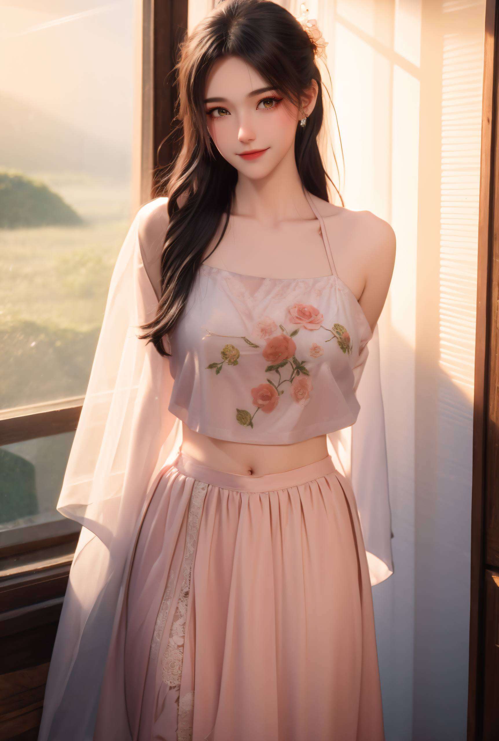 她的倩影跃然于电脑桌面南宫夕儿
