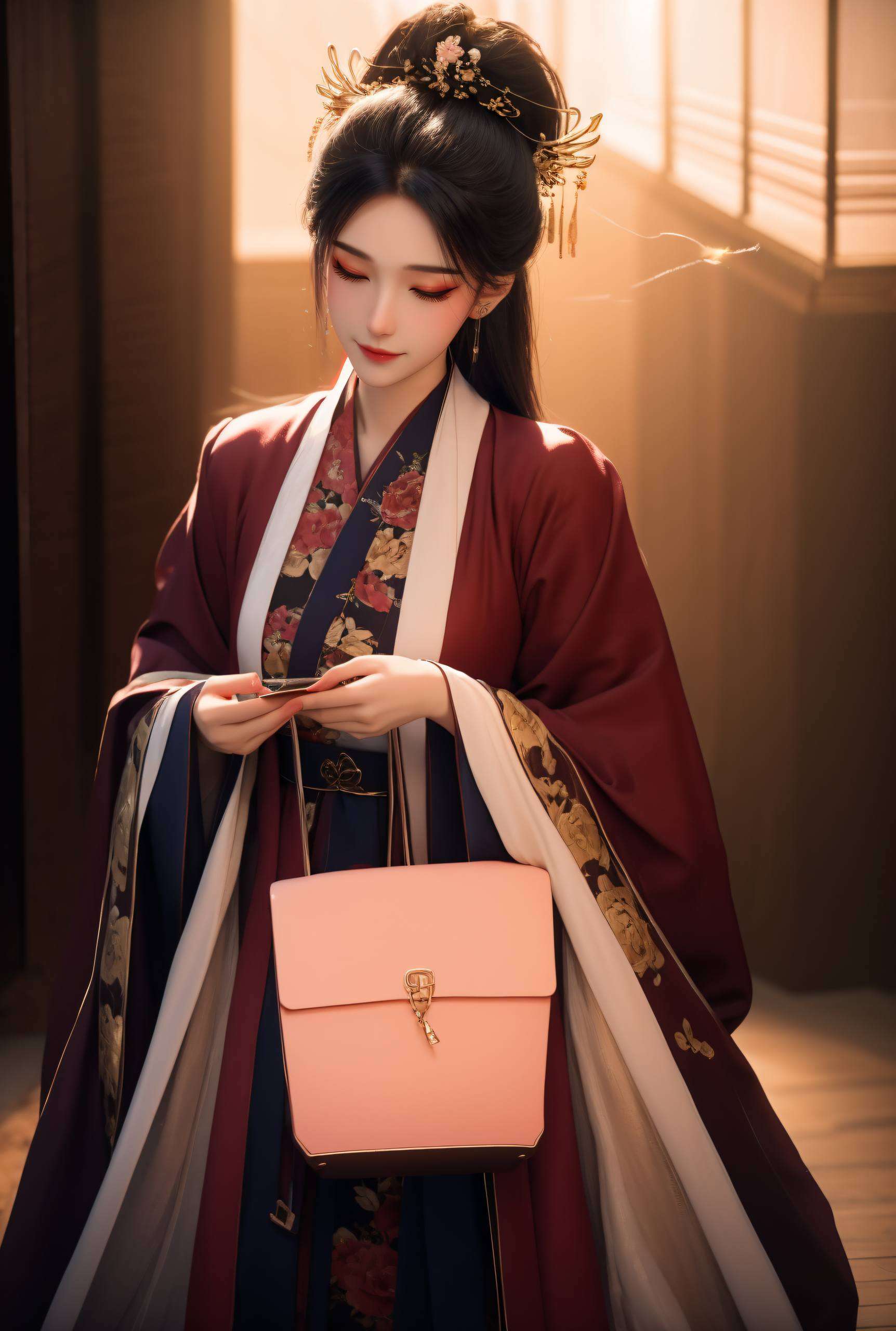 她的每一个眼神如同君有云中的诗句般飘逸