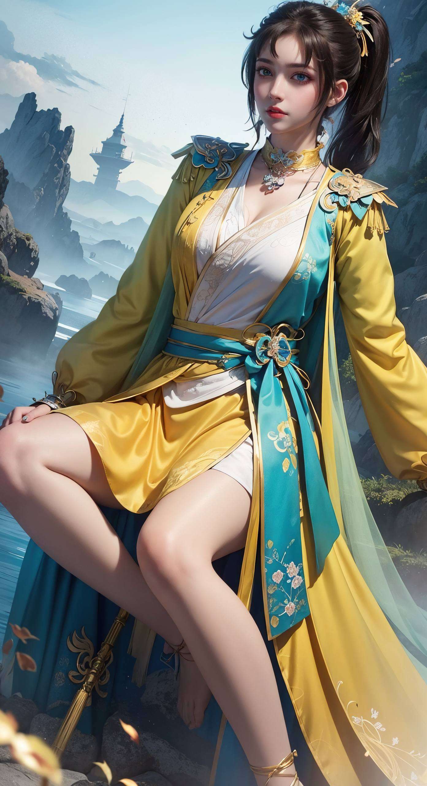 这位国漫界的女神是不是觉得整个世界都亮了？”这就是我们的国漫女神
