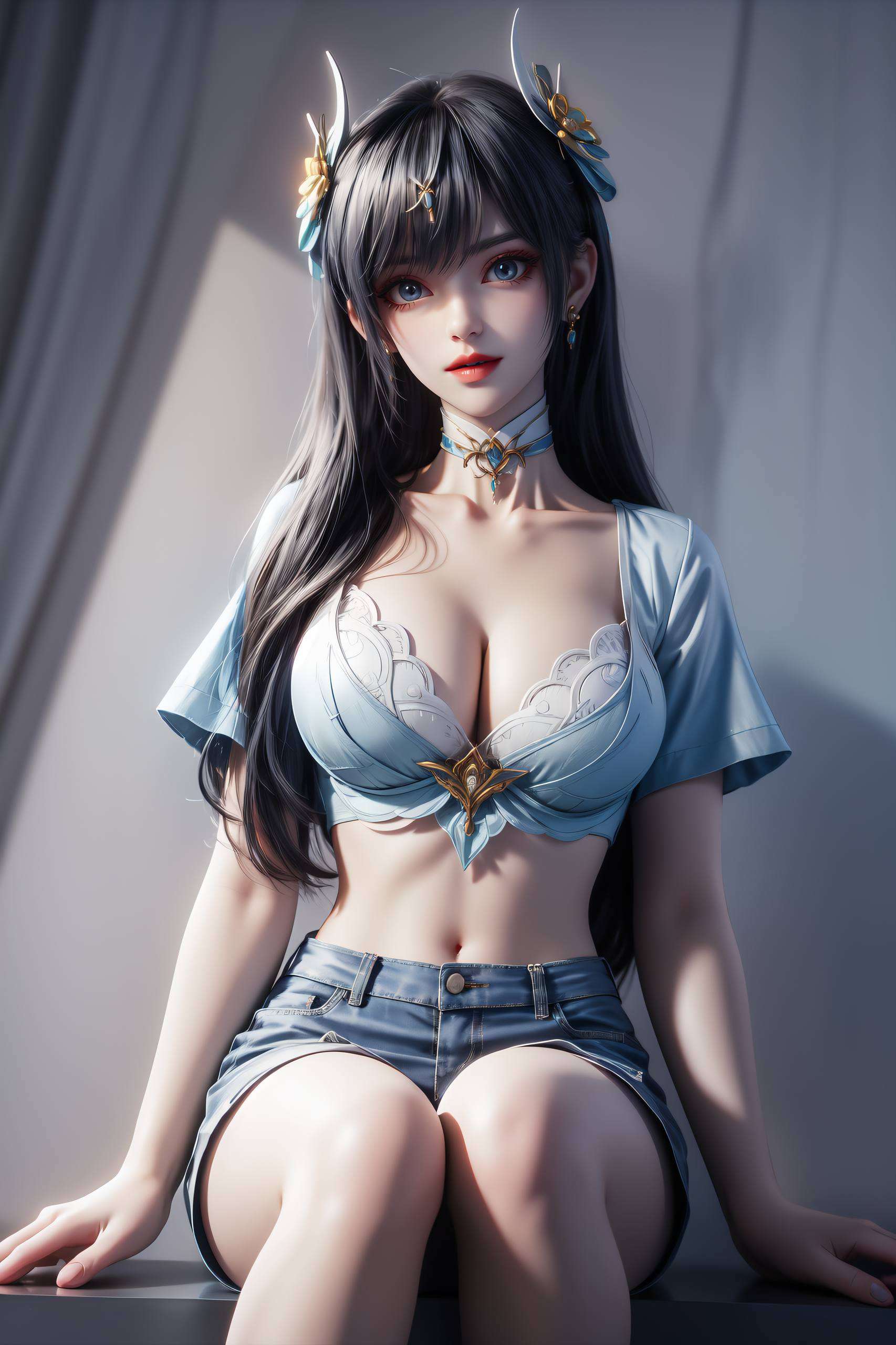绝对是你的手机桌面必备良品！快来感受一下国漫美女的魅力吧！让人忍不住想要拥抱她