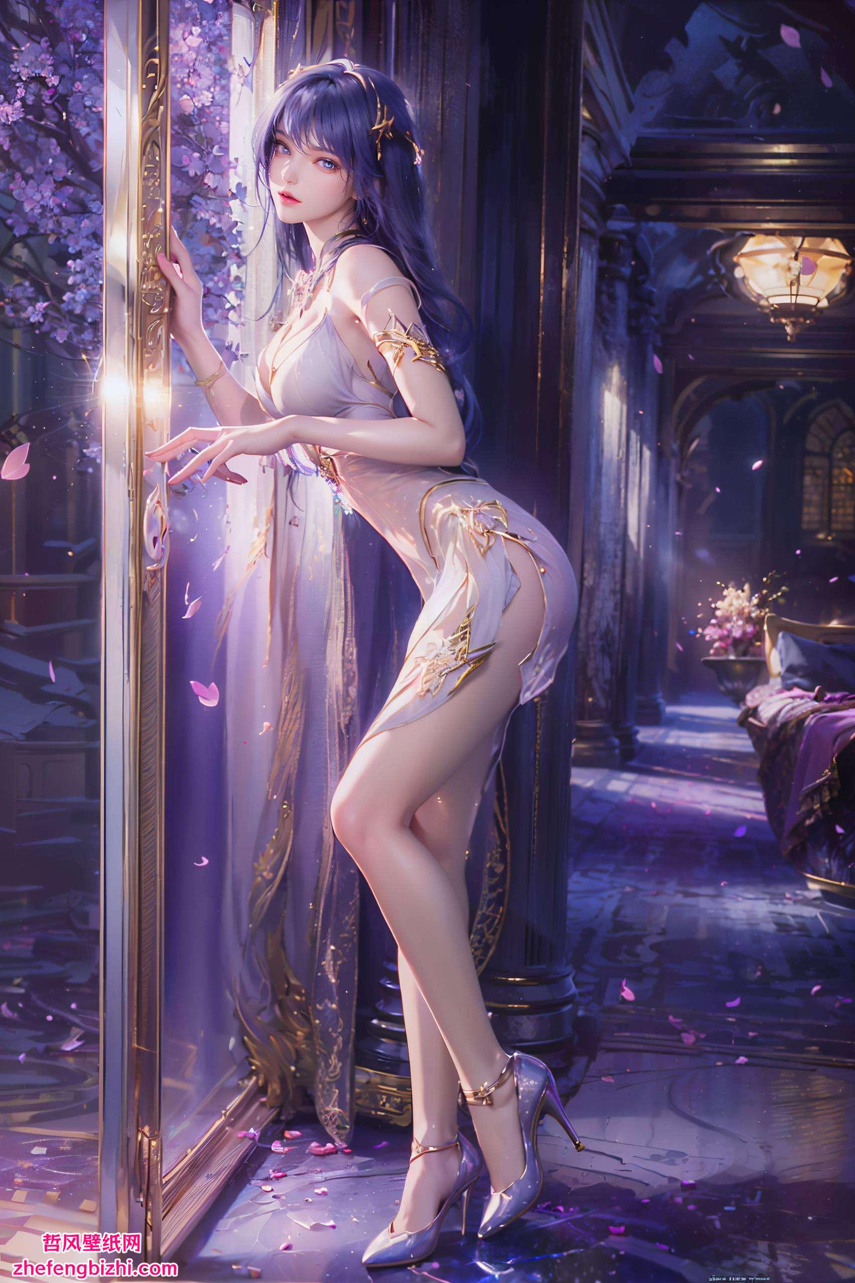 如同《神印王座》中的精灵般让人沉醉这幅超清壁纸捕捉了她的灵动瞬间