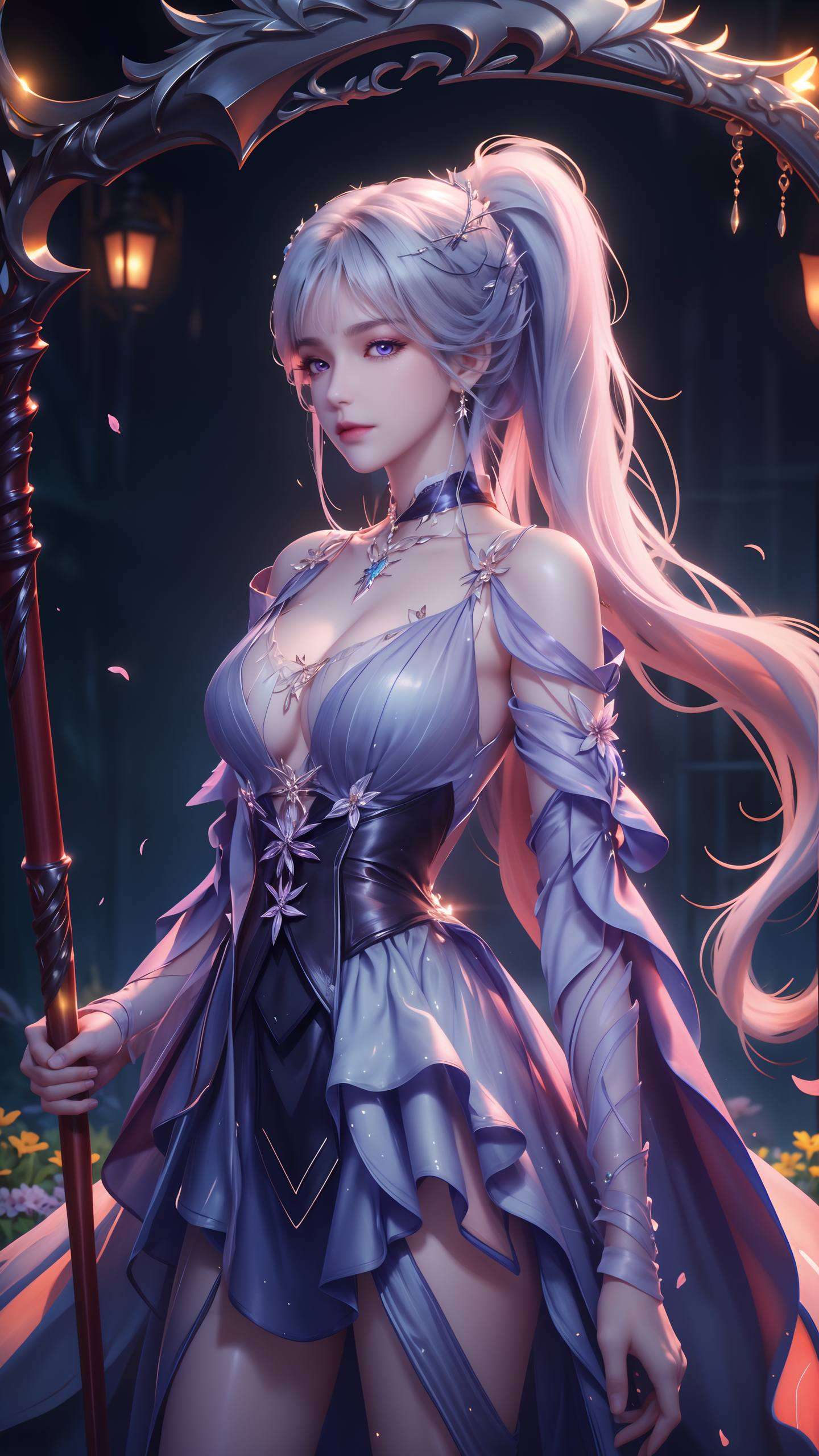 在绚烂的动漫世界里每一次荡秋千的动态