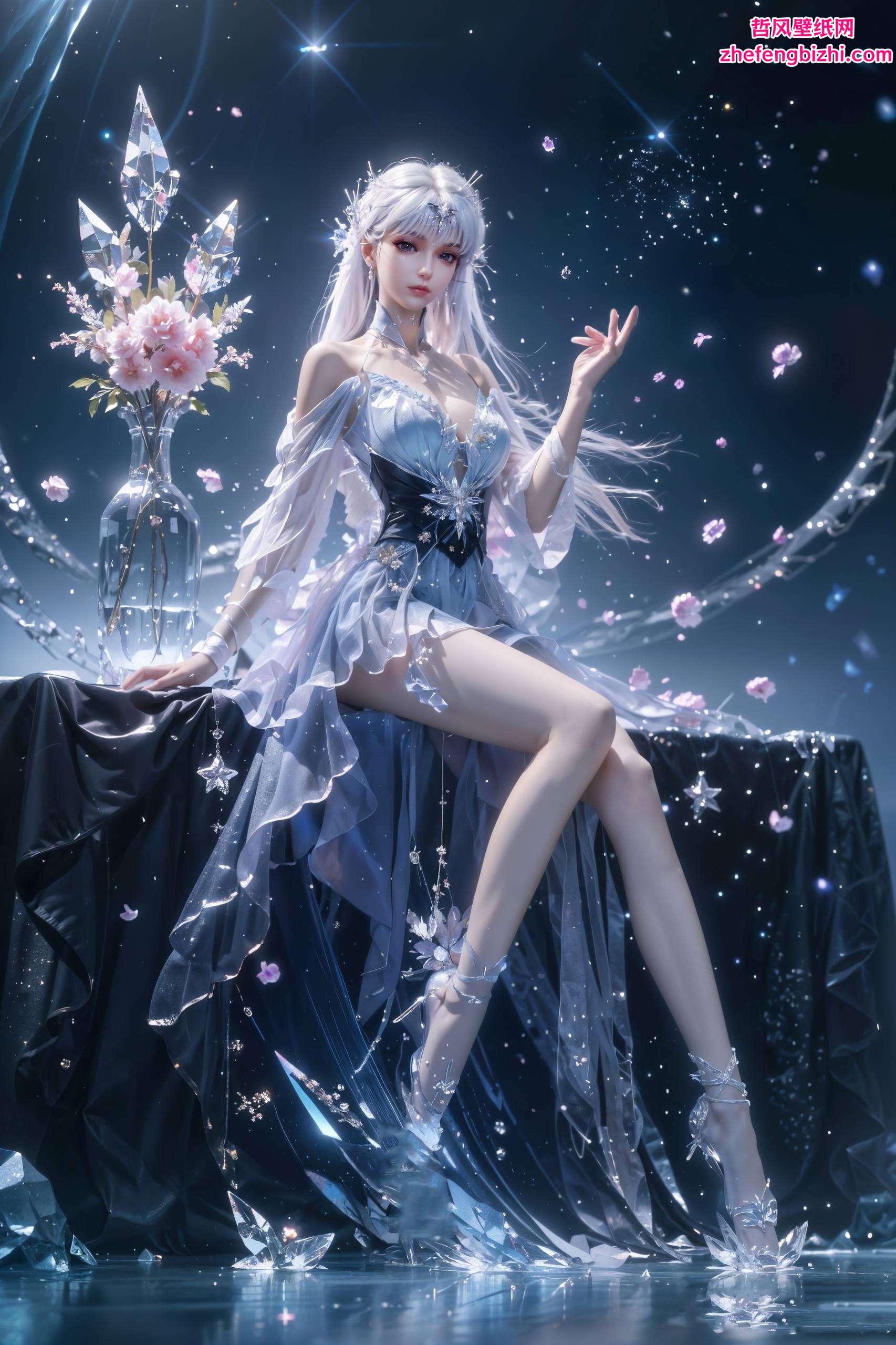 细腻的笔触勾勒出她的婉约之美圣采儿神眷觉醒的壁纸