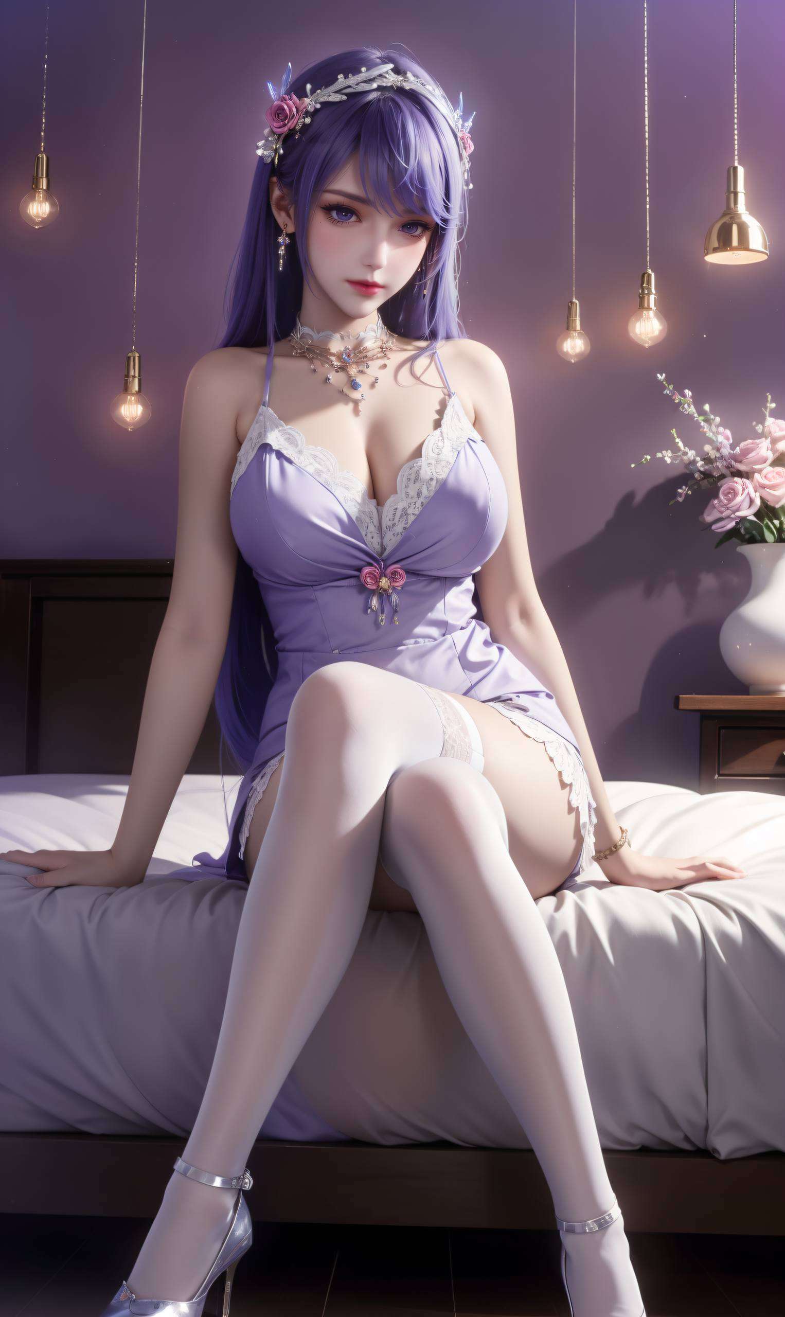 也是无数粉丝心中的美女照亮了桌面上的电脑