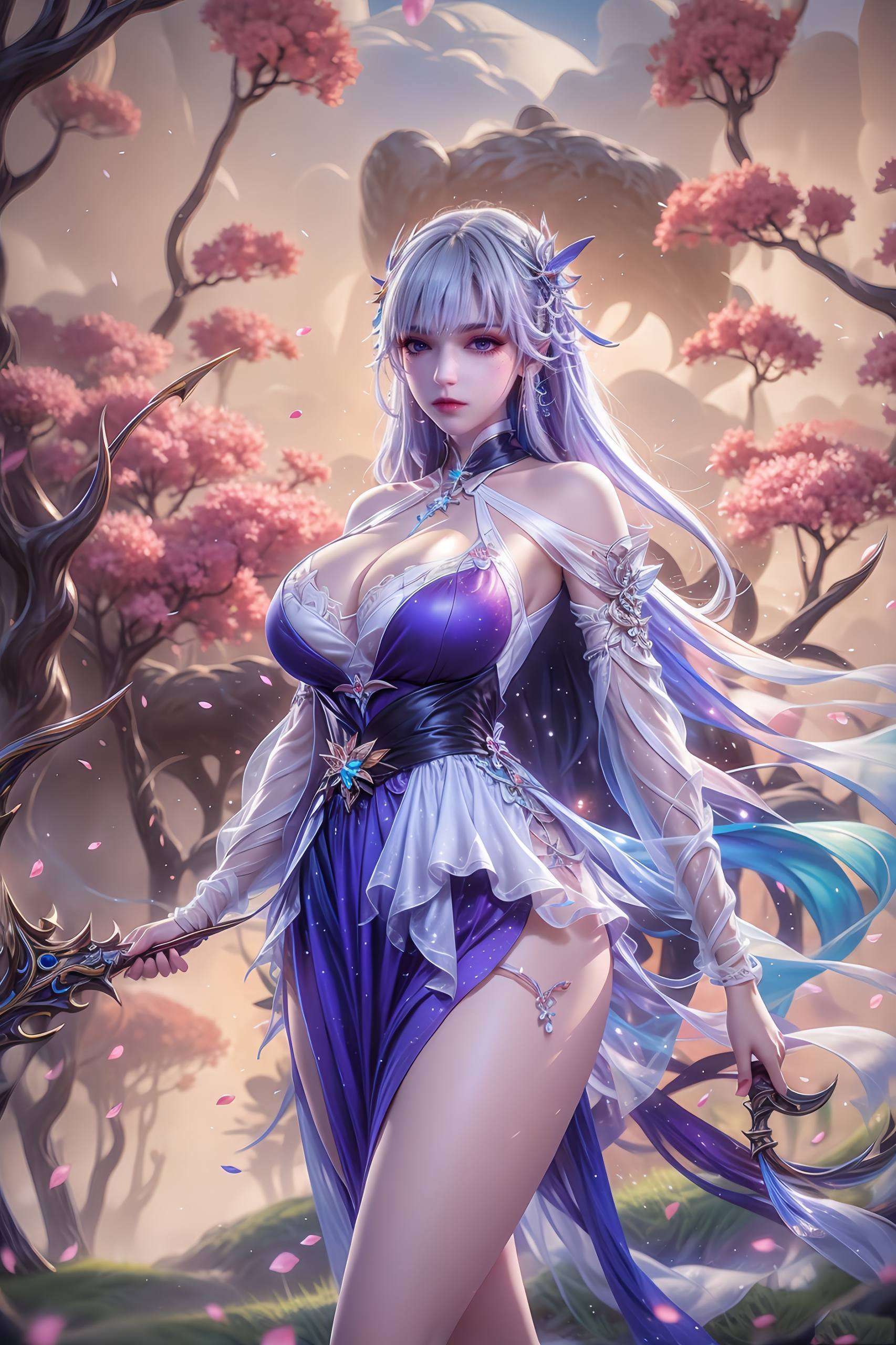 展现着玄幻世界的神秘与美丽圣采儿以其独特的魅力捕获了无数粉丝的心
