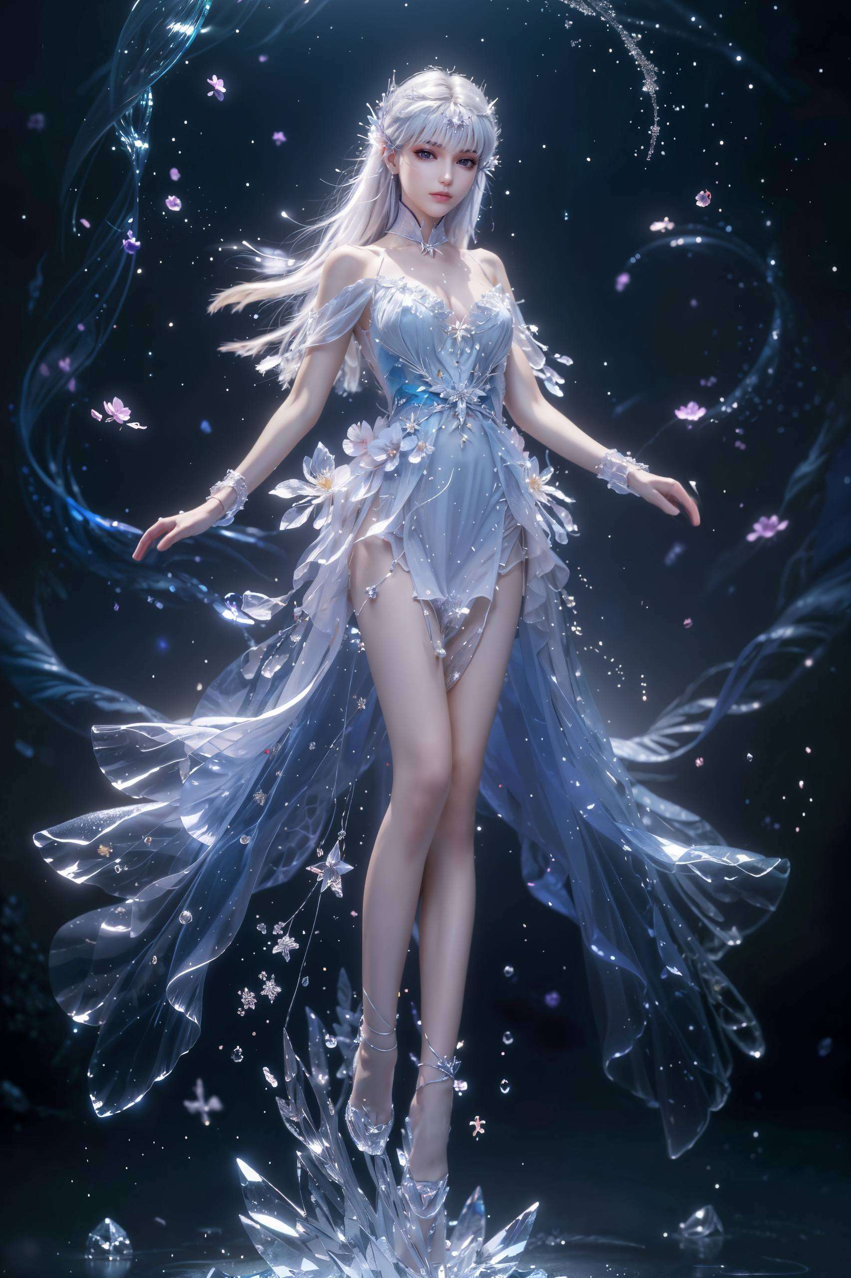 今天给大家带来一款超级甜美的国漫女神壁纸哦！🌸🎉 从《神印王座》走出的圣采儿让你的电脑也充满玄幻气息吧！🖼️💖