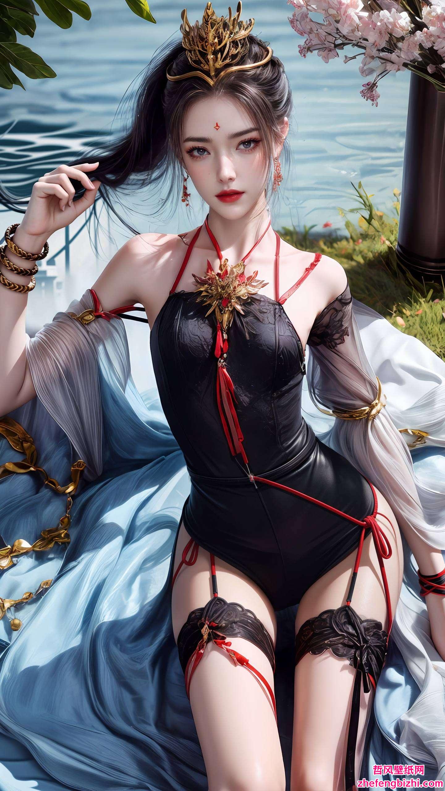 她的眼神中带着一丝不染尘埃的纯净这不仅仅是一张壁纸