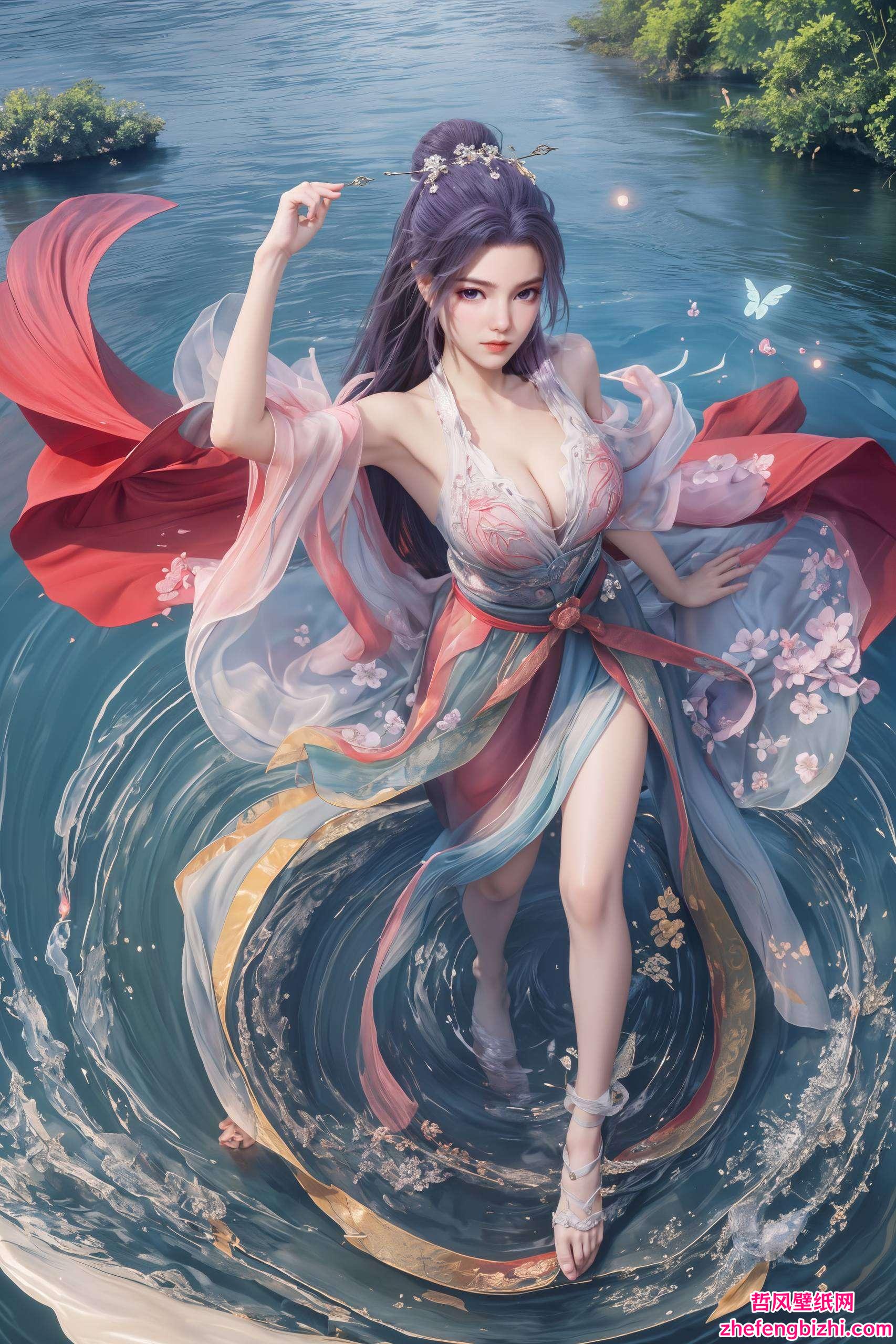 融入玄幻元素风华绝代的云霄高清壁纸动态神图君
