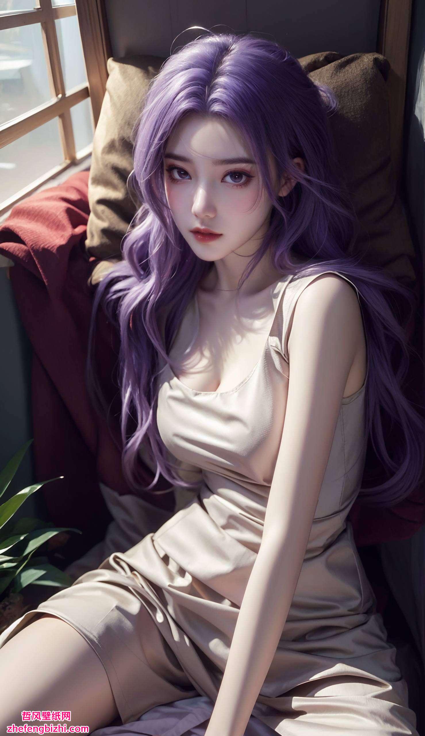 各位动漫迷们🌟 想知道这位玄幻风格的大师兄有多迷人吗？快来看看这款壁纸