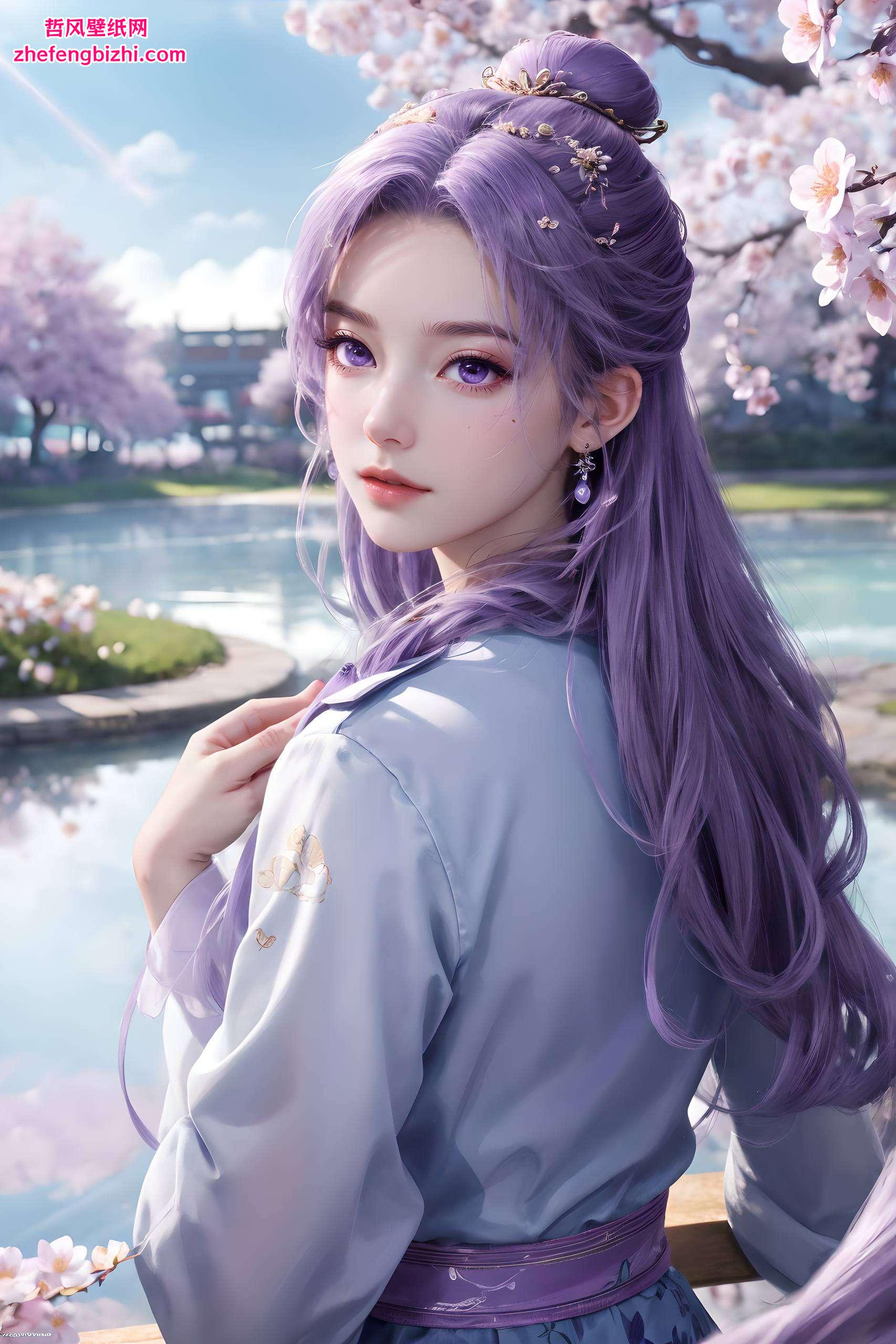 她们的美貌与玄幻气质在二次元的世界里