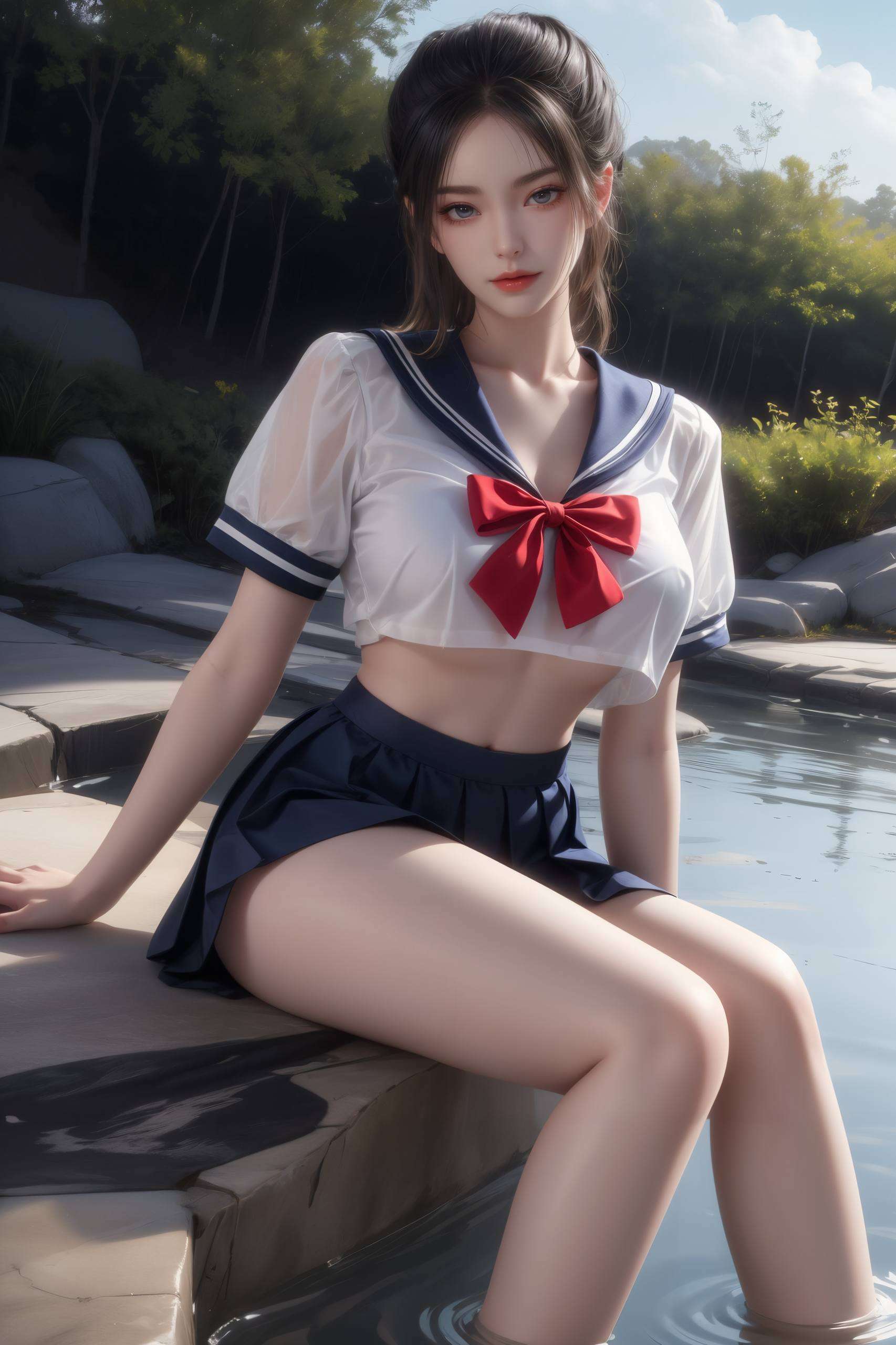 成为了无数粉丝心中的国漫女神焰灵姬那如火焰般的发丝