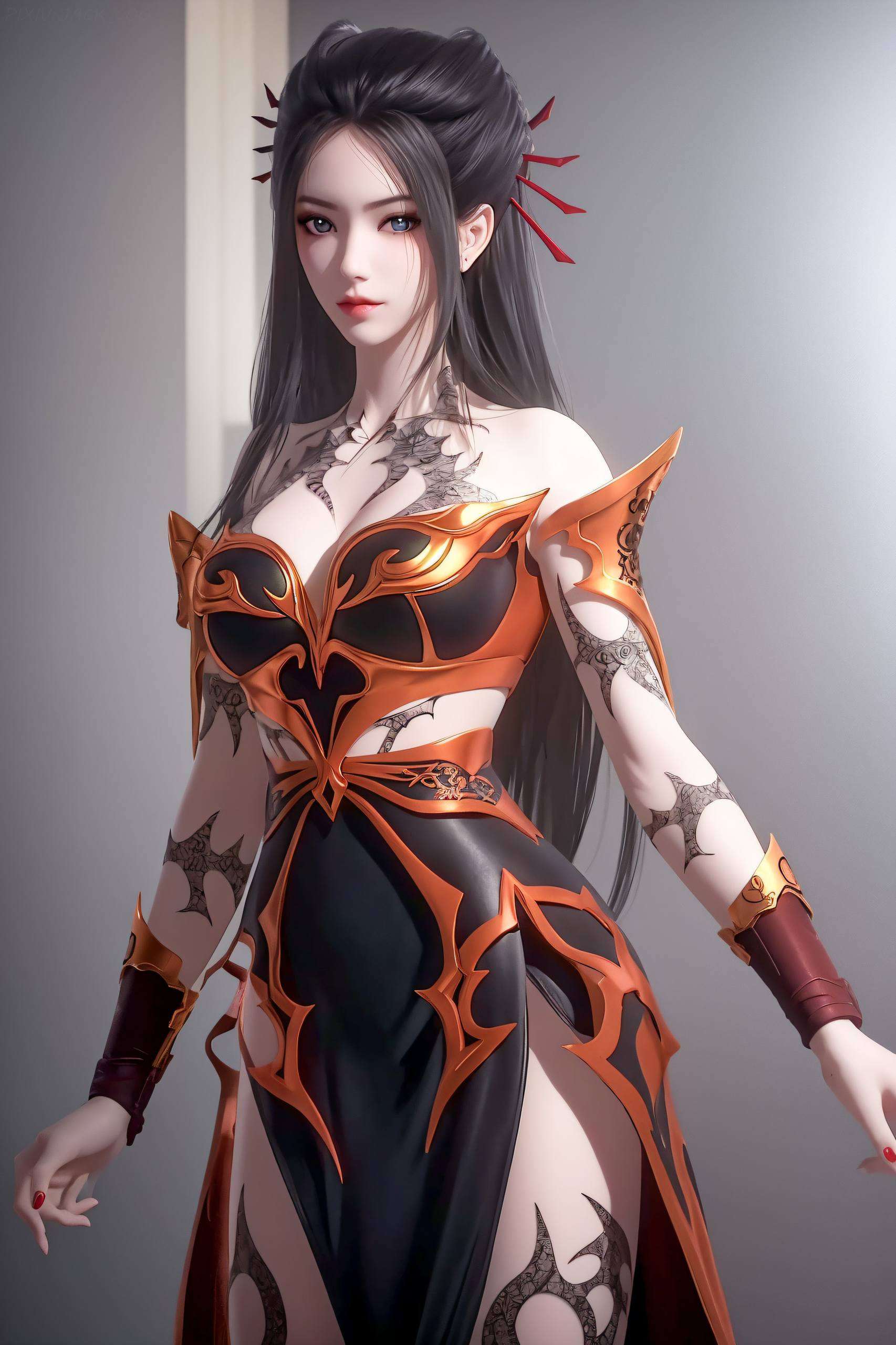 各位小可爱们今天我要来分享一组超级梦幻的国漫壁纸啦！🌟 让我们一起迎接来自《天行九歌》的绝世美女——焰灵姬