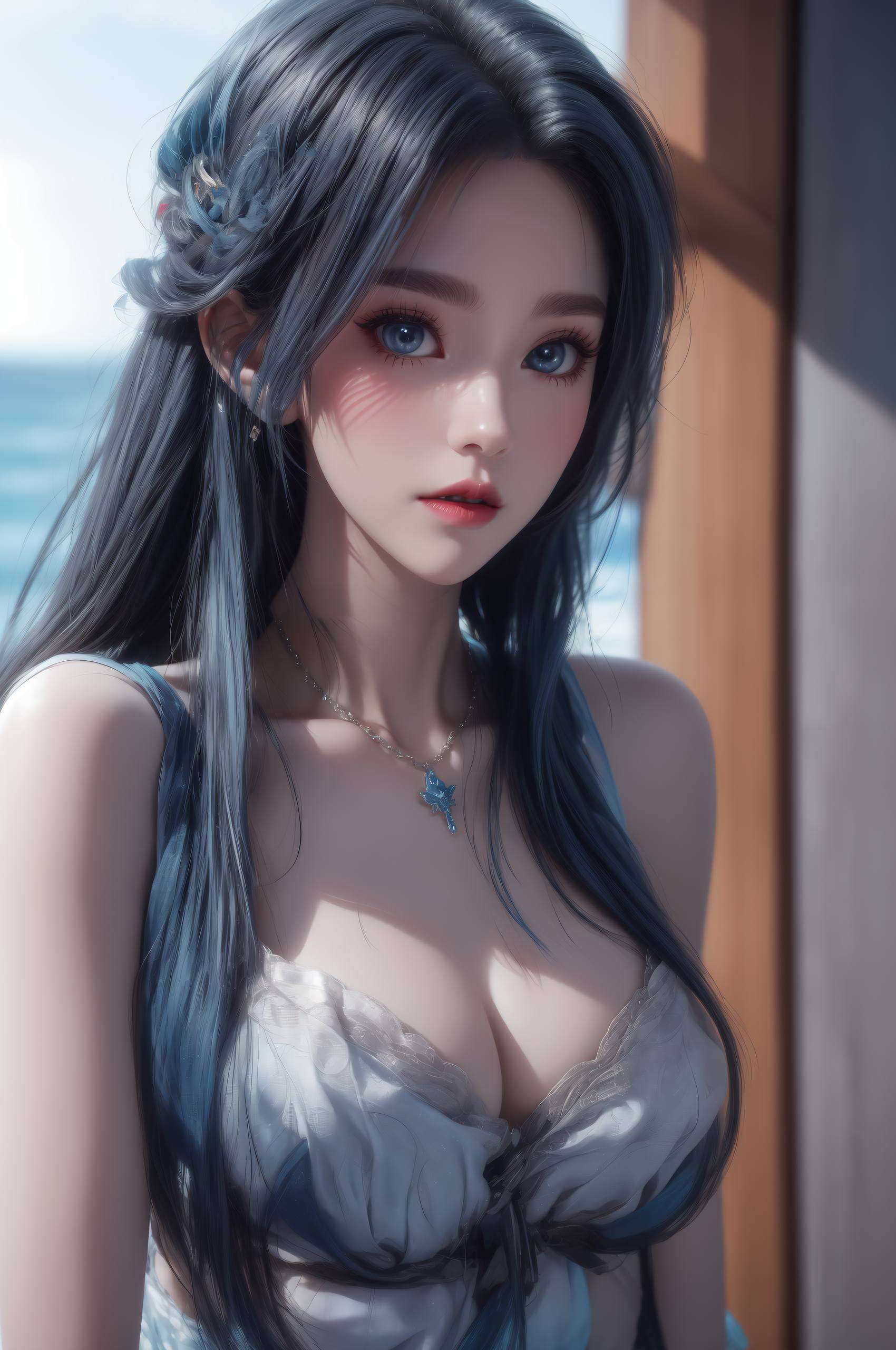 无论是国漫还是动漫他的眼神深邃