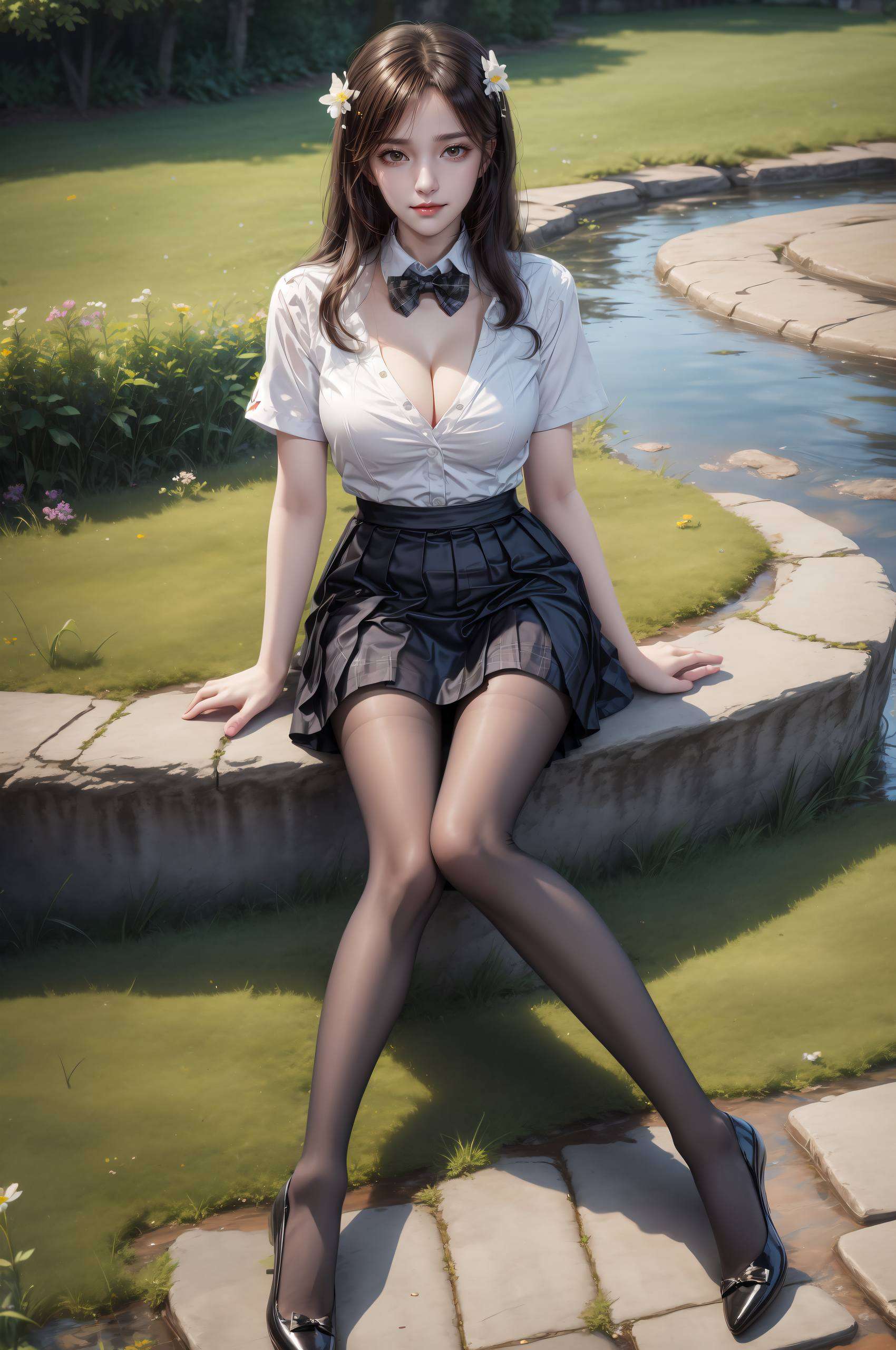 她的甜美微笑与平板护眼的舒适色调相映成趣如同吞噬星空的奇幻意境