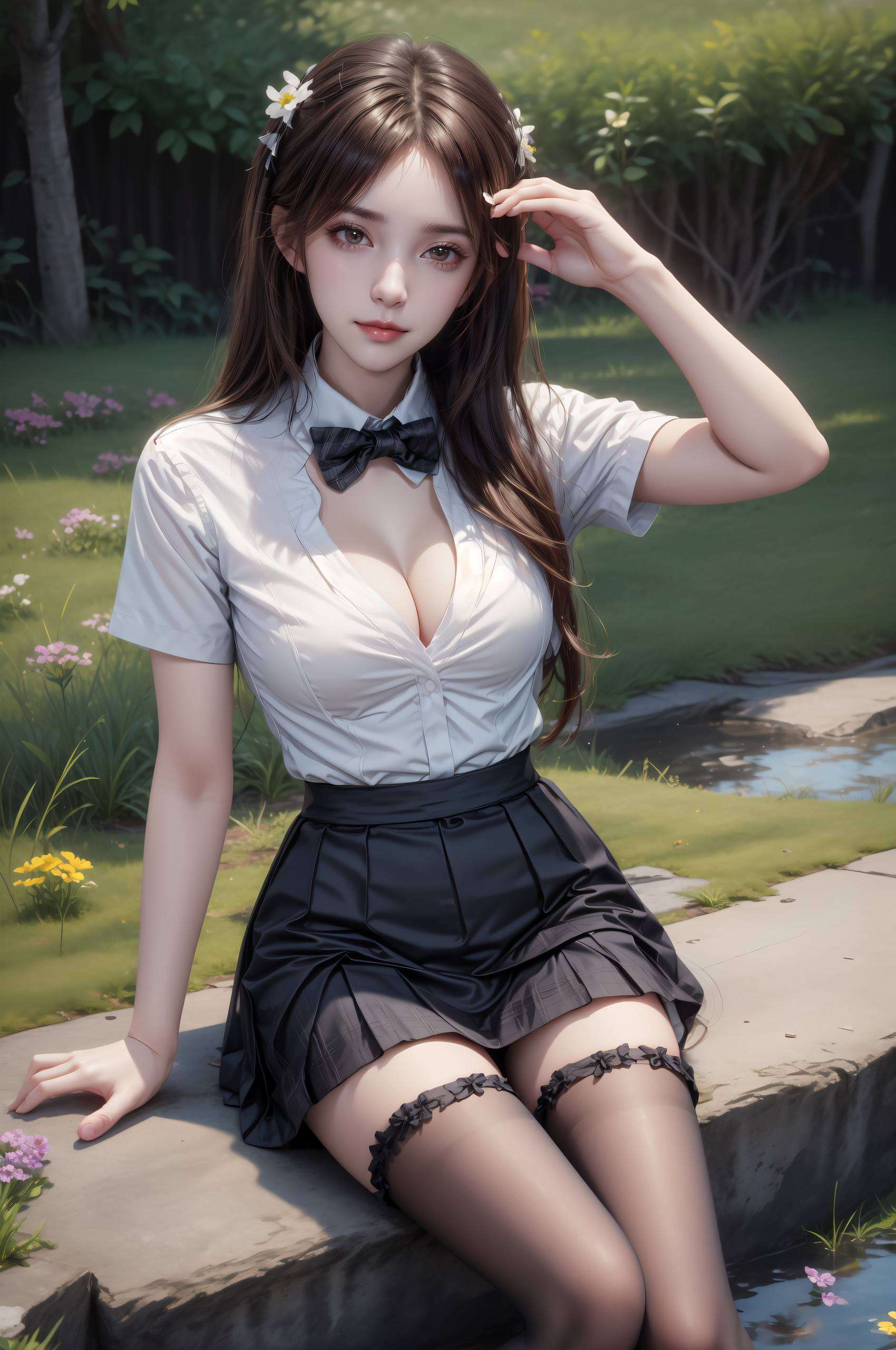 在这幅潮图中还是国漫美女的代表