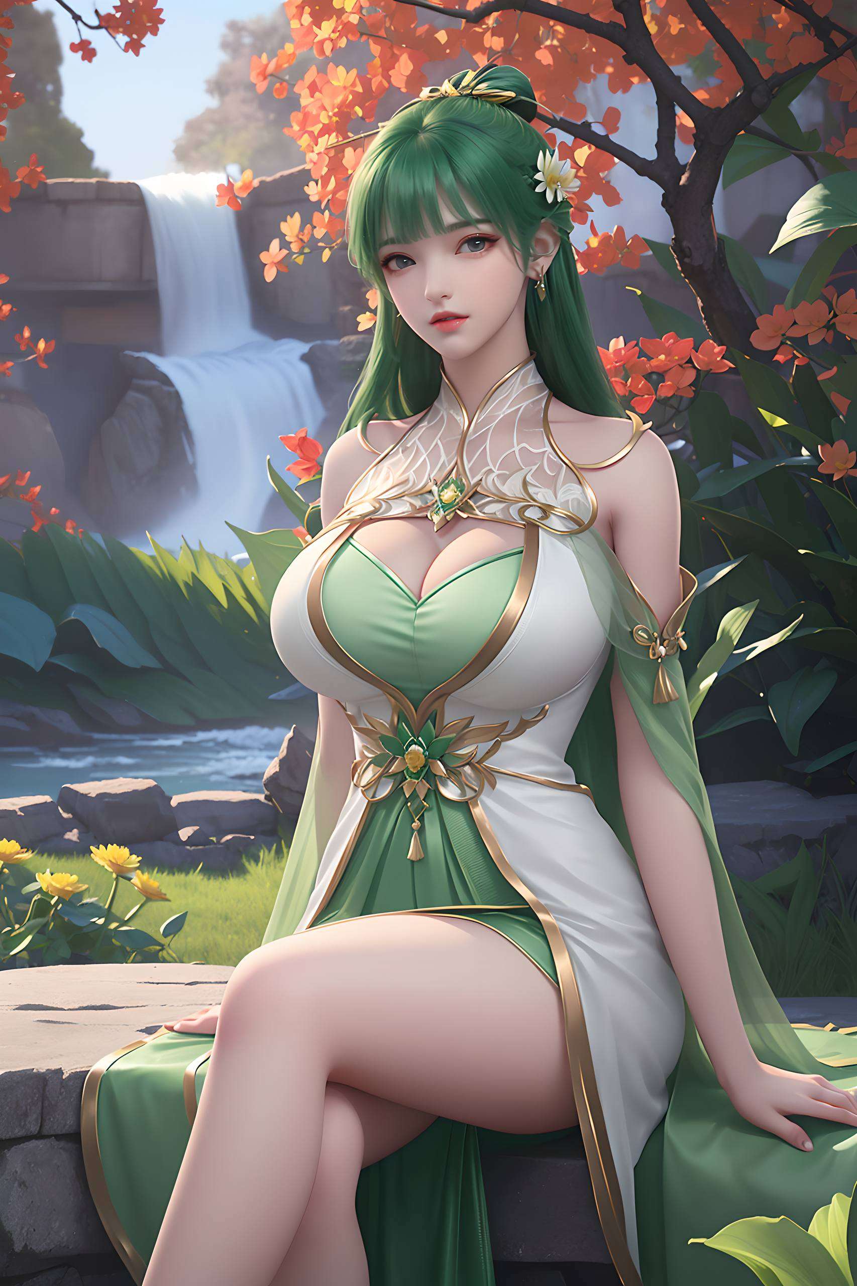 完美世界中的国漫美女与你相伴从动漫世界穿越而来的美少女们