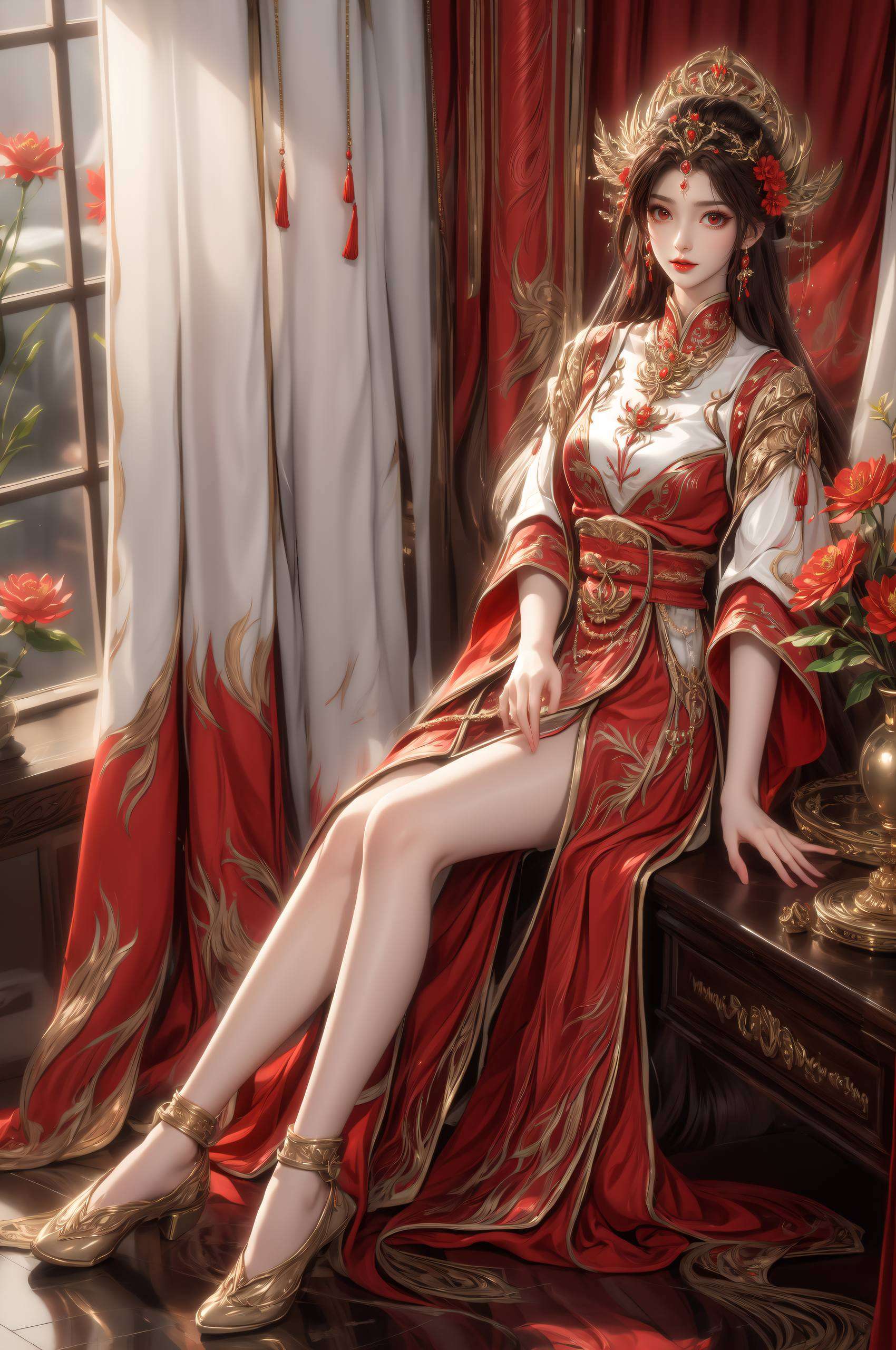 火灵儿以其绝美风姿将完美世界的玄幻色彩带入现实