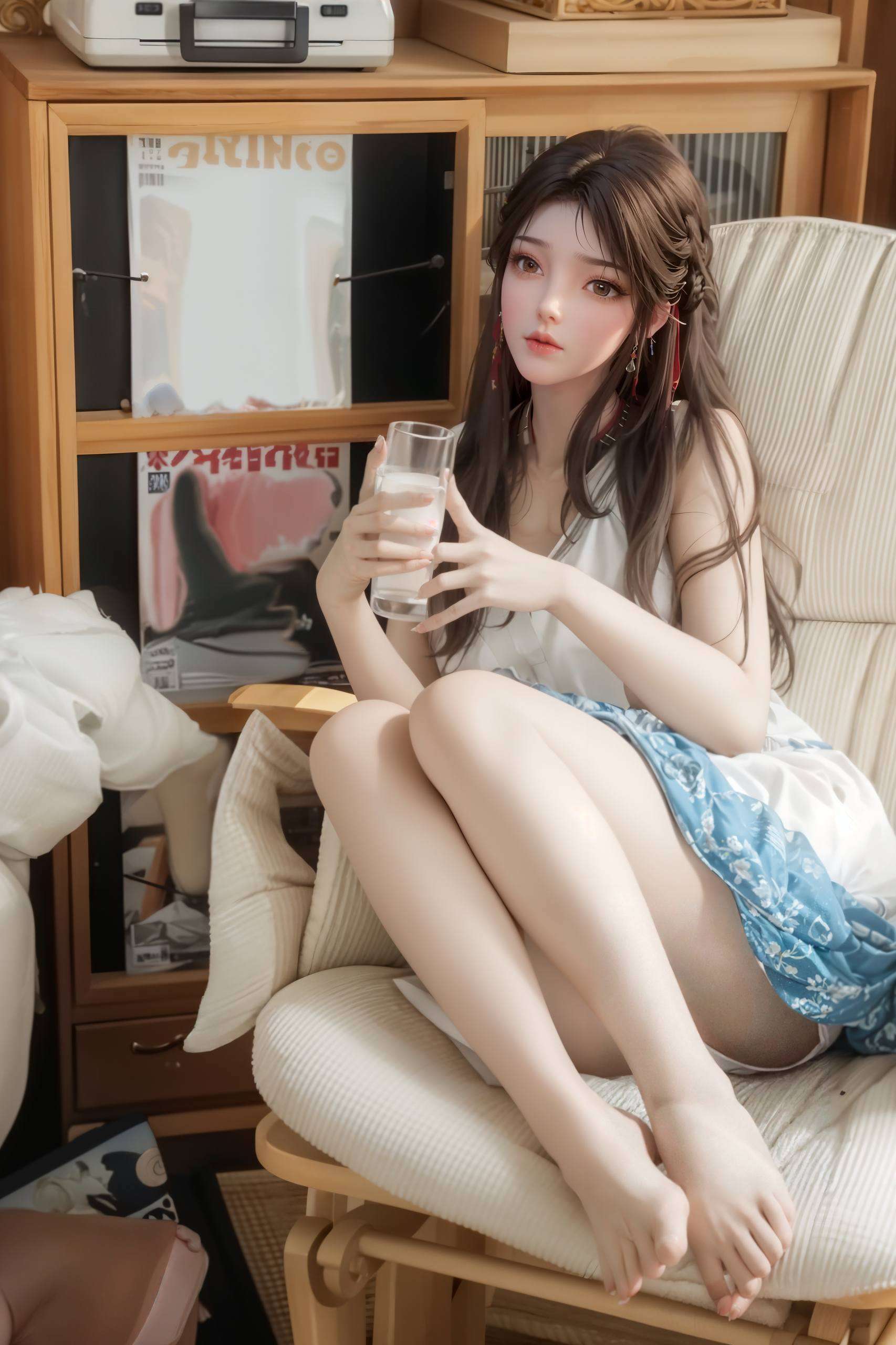 嘿是不是瞬间感觉整个世界都亮了？🌟 她不仅是完美世界中的魅力女神