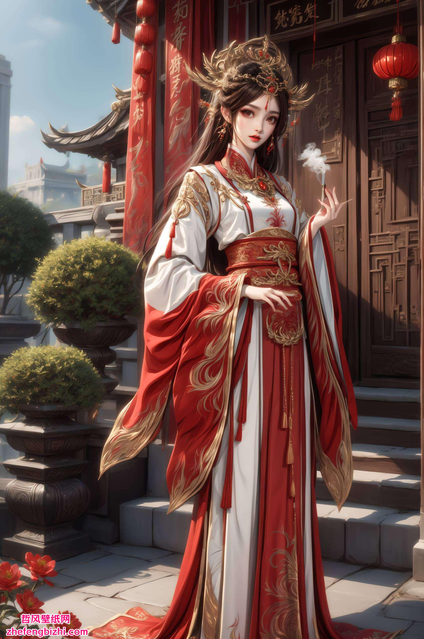 尽在你的屏幕之中火灵儿的灵动身影与貂蝉的古典美完美融合