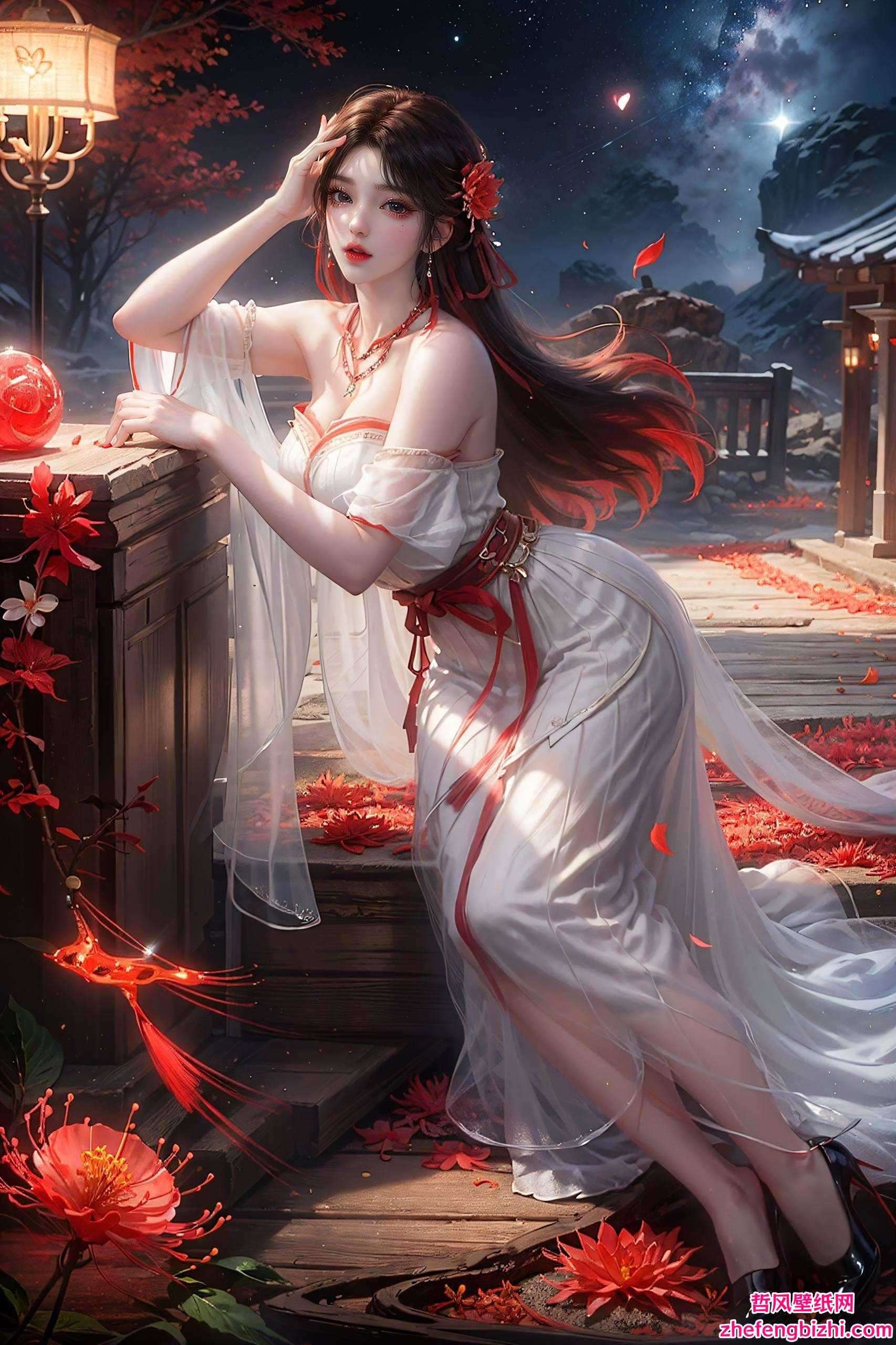 一位灵动、热情的玄幻女神她的笑容温暖如阳