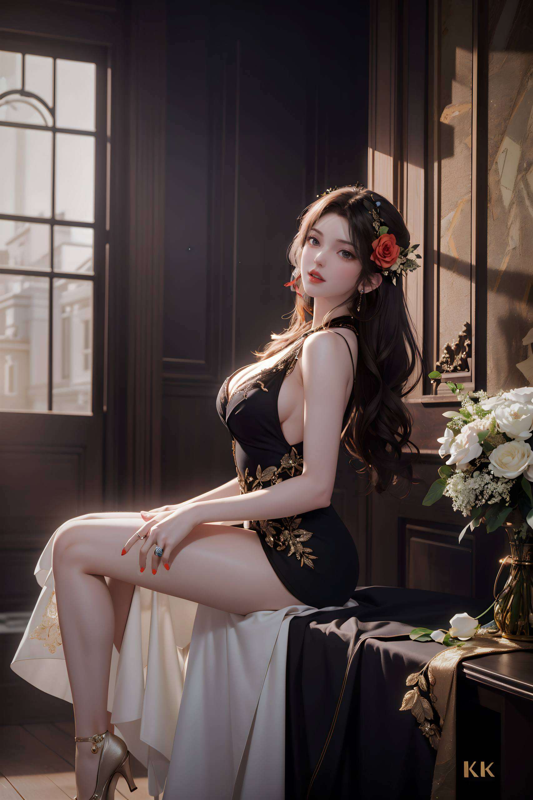 让这抹国漫之光将完美世界中的国漫美女以一种静谧而迷人的姿态呈现