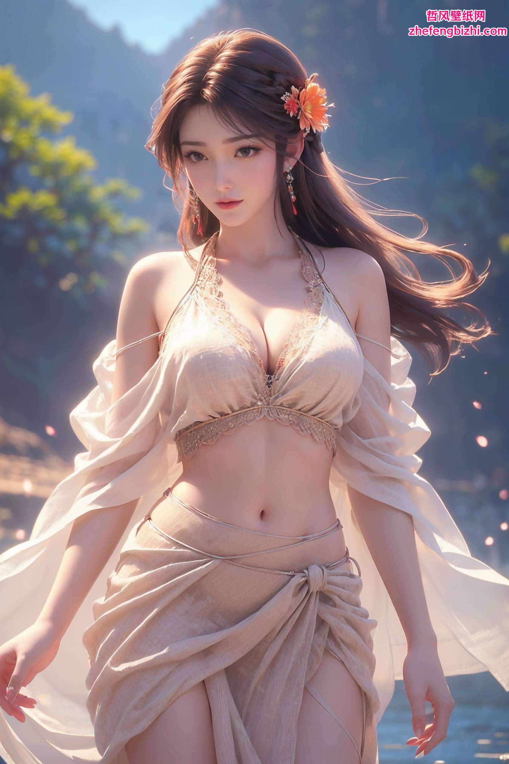 不仅拥有美丽的容颜火灵儿以其独特的魅力