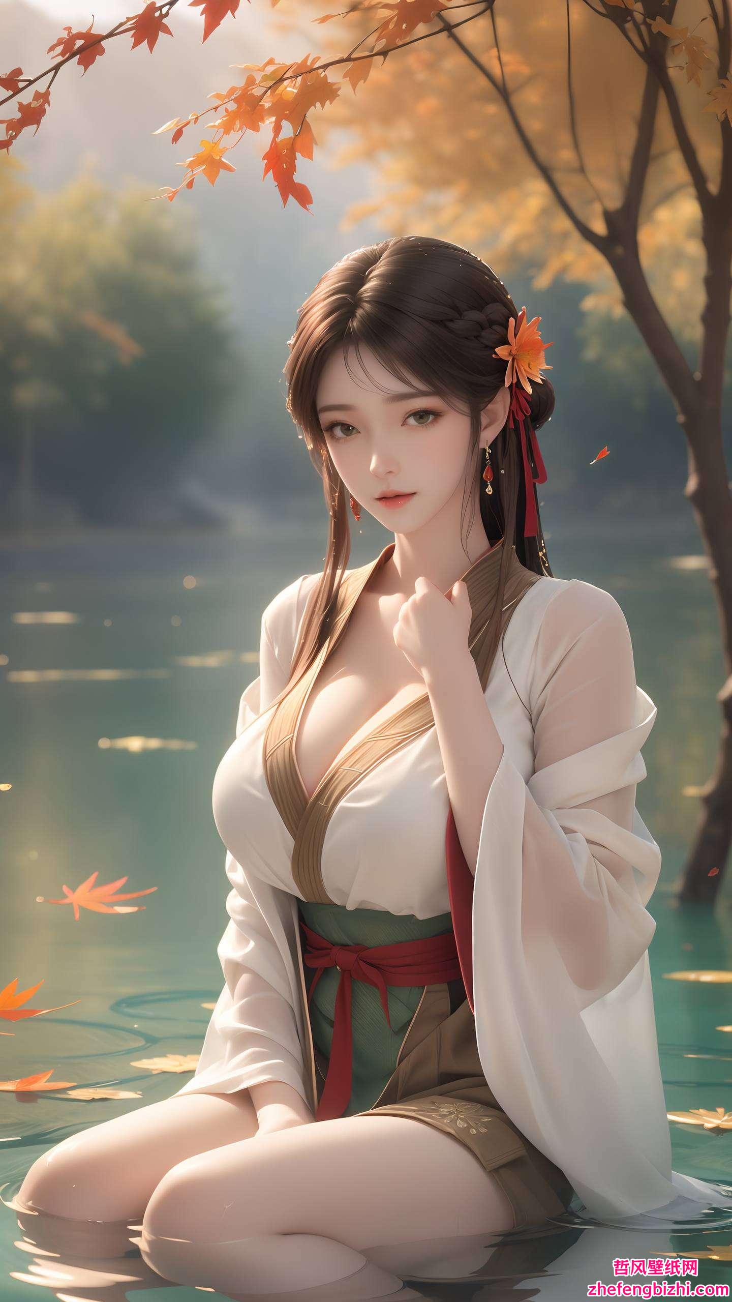 动漫美女们的形象宛如春日的暖阳