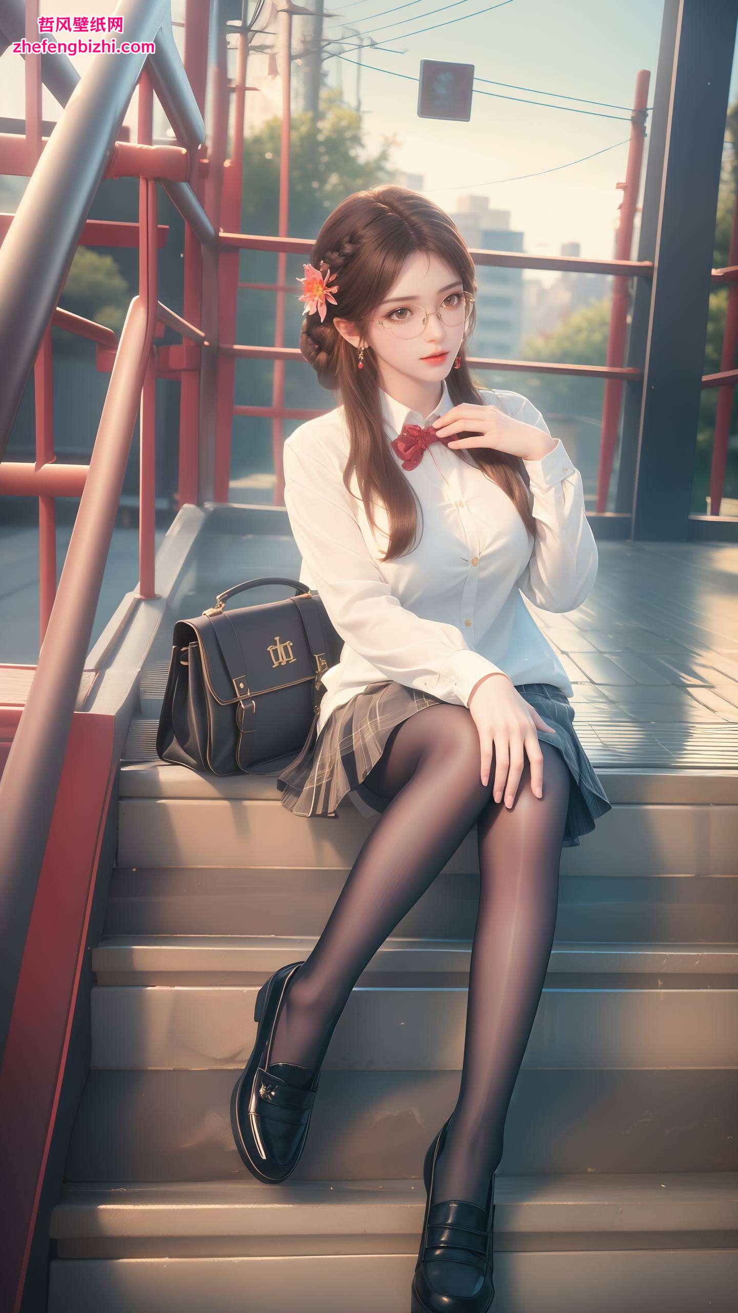 这款高清壁纸火灵儿那曼妙的背影