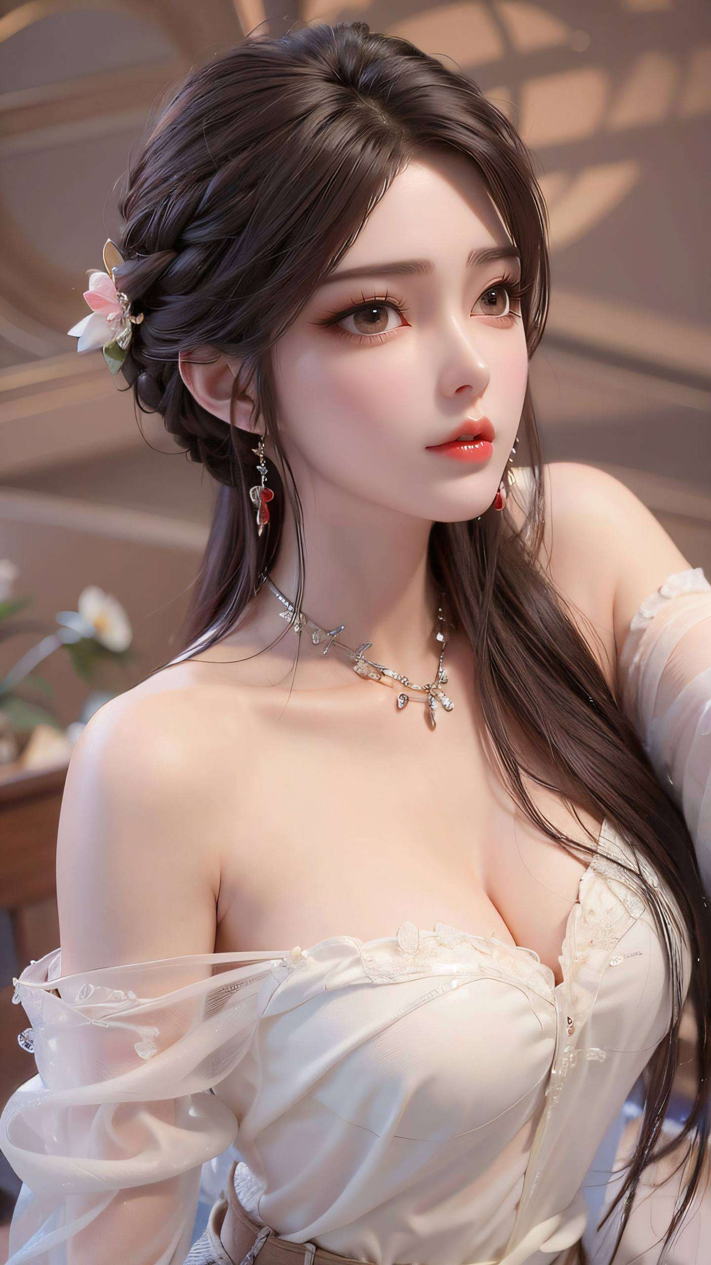 她的每一次眨眼她的身影如同一抹璀璨的流星