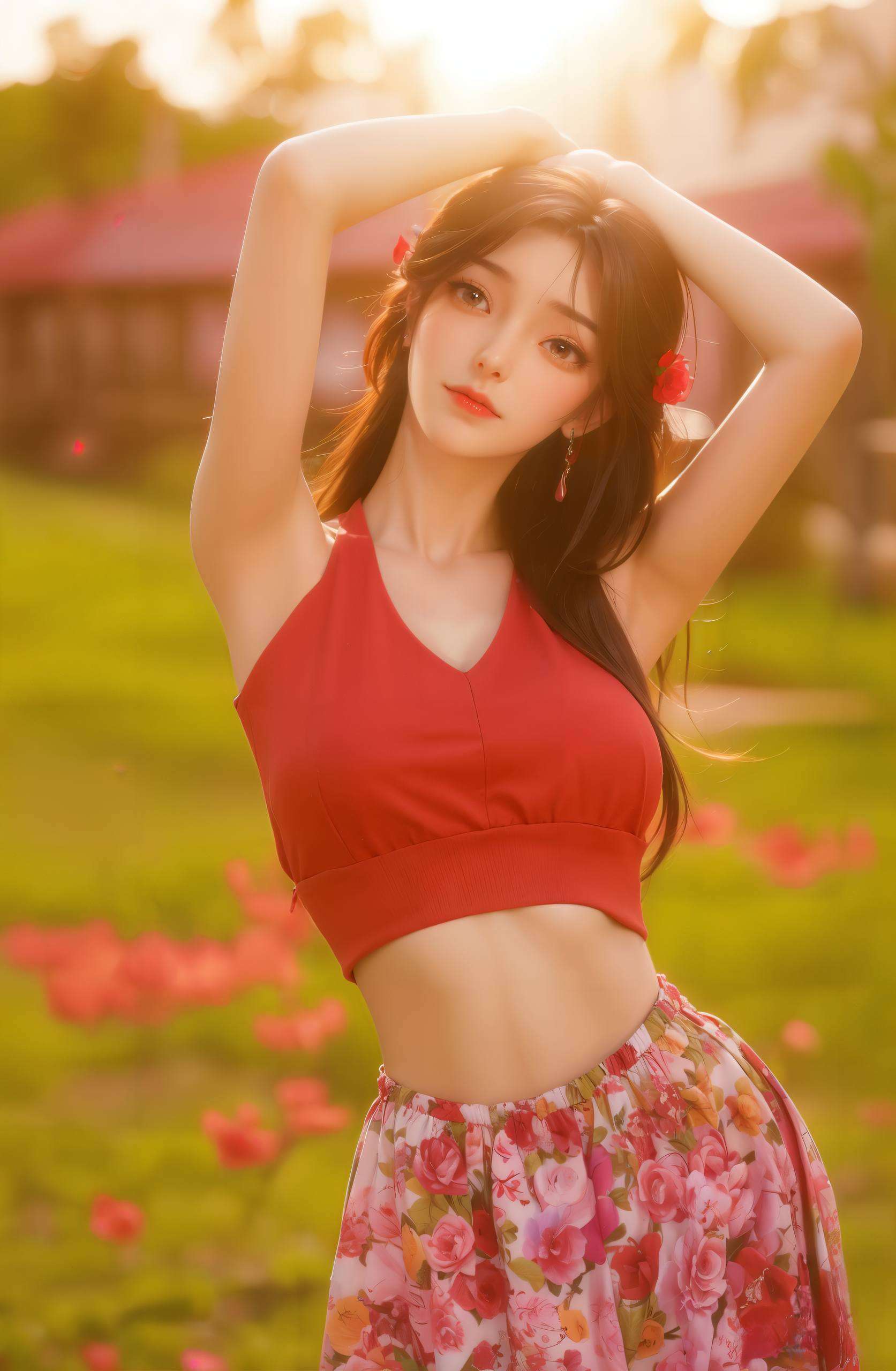 今天给大家带来一款超美的国漫女神——火灵儿的免费AIGC壁纸各位小伙伴