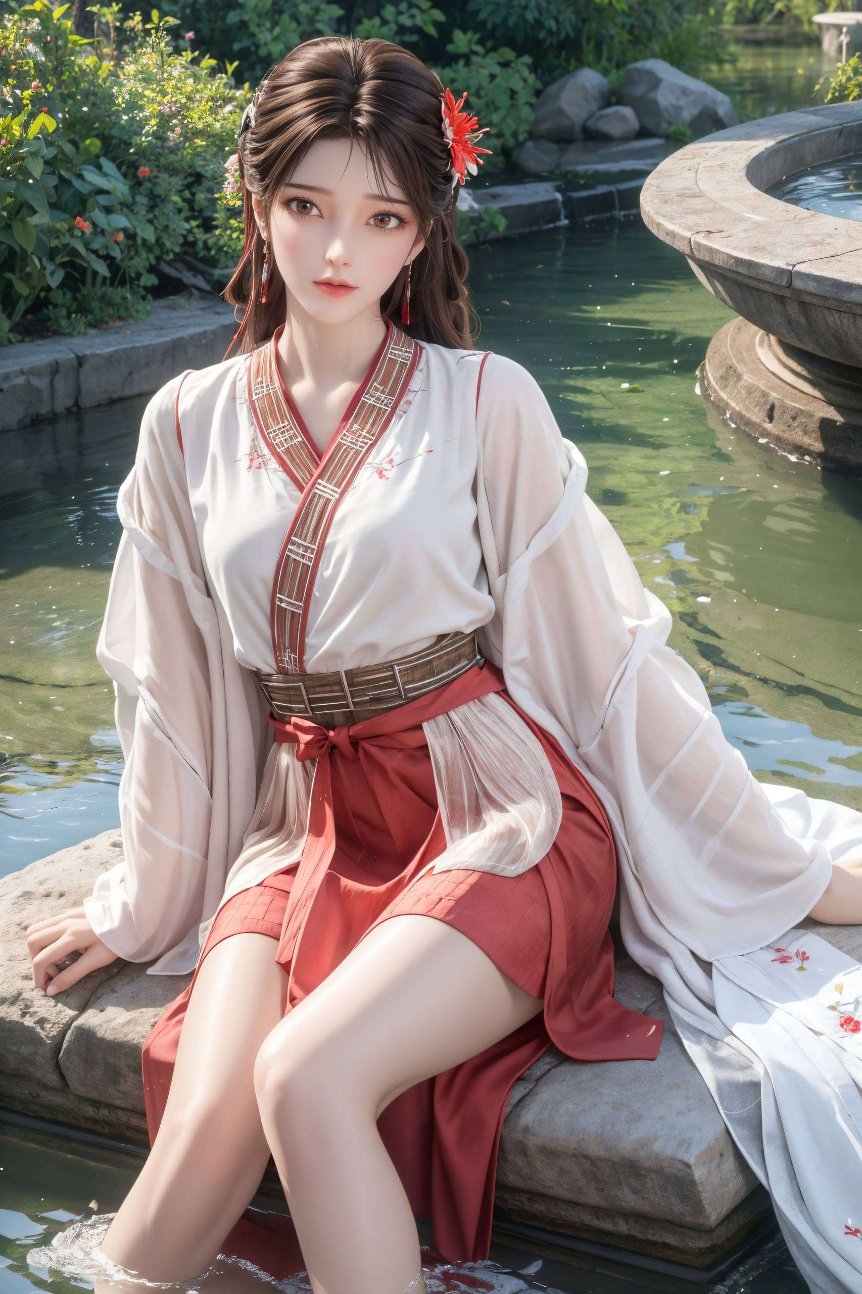 今天给大家带来一款超级甜蜜的福利哦！🌸🎉 我们的国漫女神火灵儿还带着一丝不羁的玄幻气质