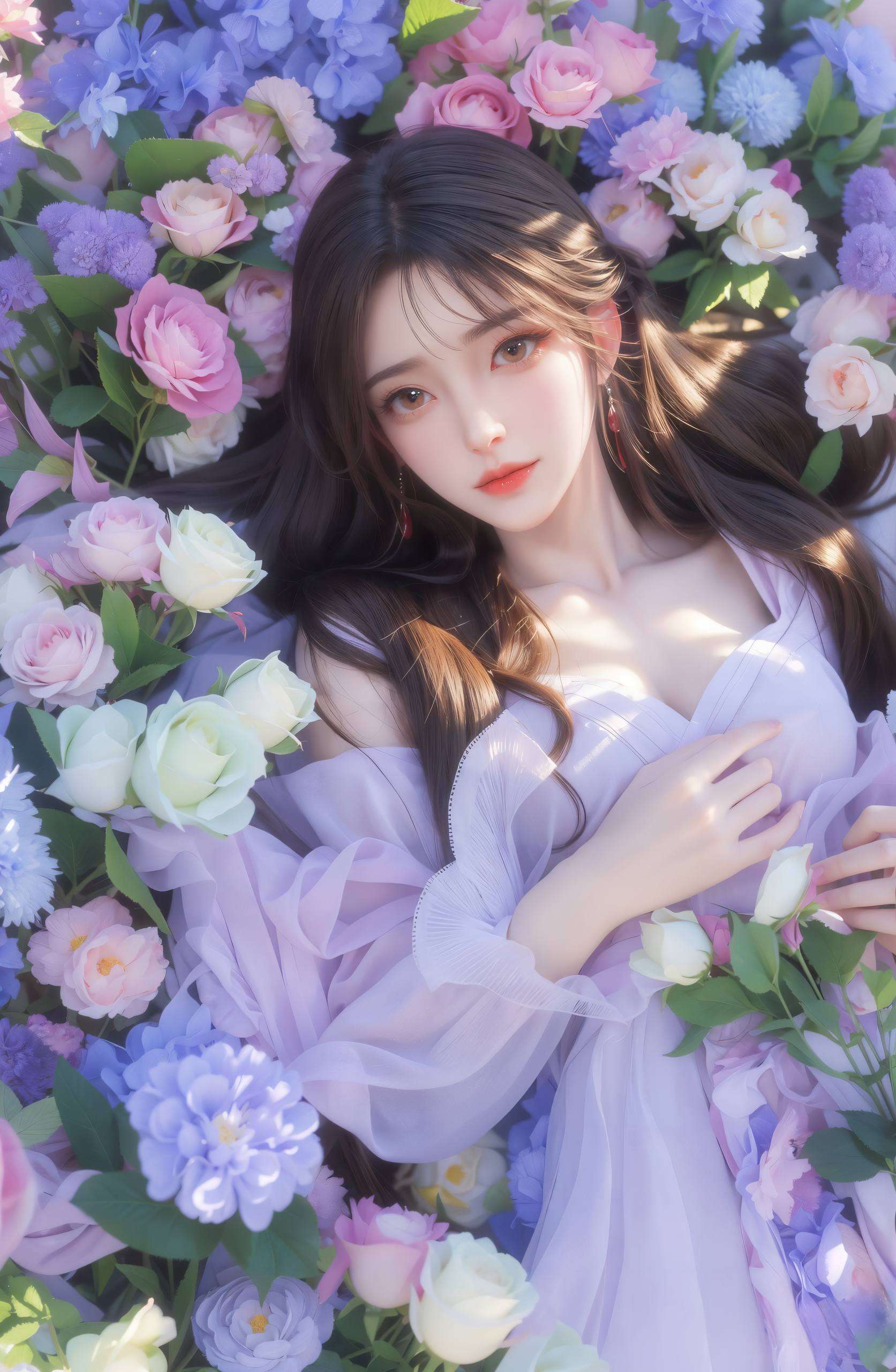 她的倩影在完美世界中绽放异彩将动漫女神的韵味与玄幻元素完美融合