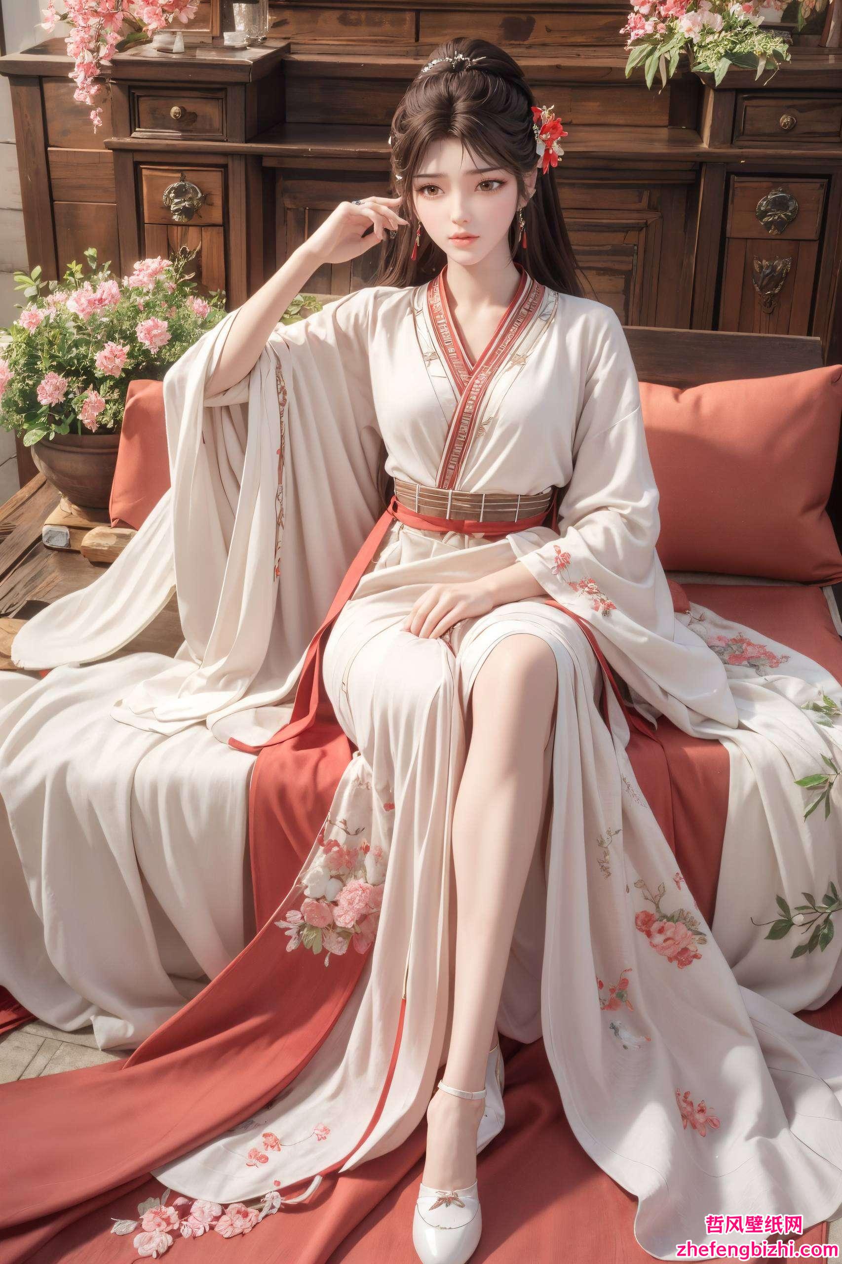 火灵儿为你的电脑桌面增添一抹温馨与神秘