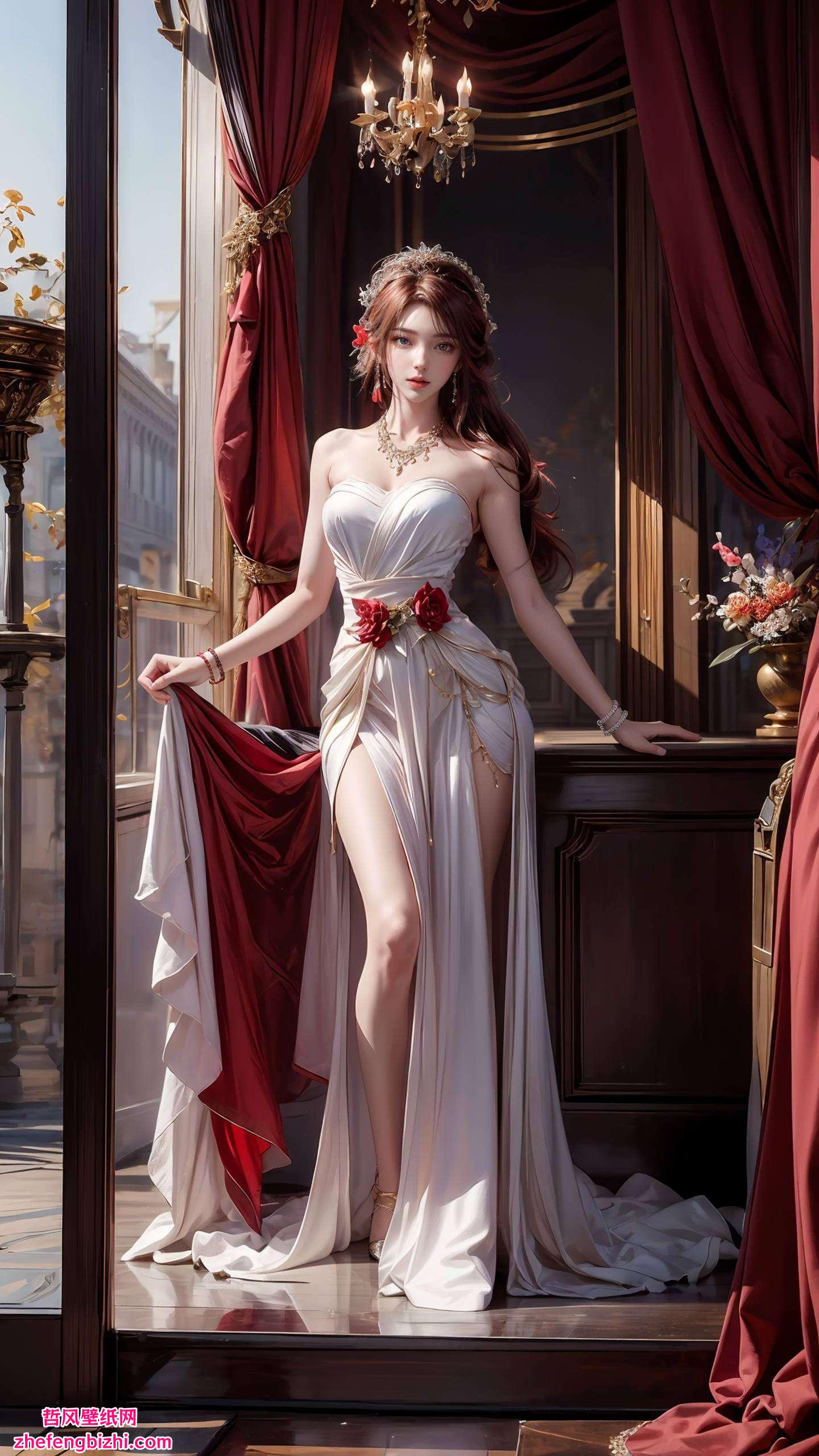 这张张壁纸是对动漫女神火灵儿无尽魅力的展现