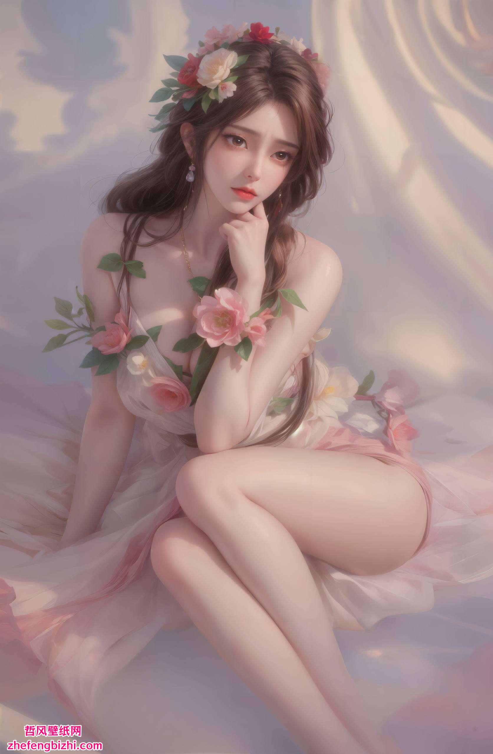 嘿让人忍不住想抱抱她！快来看看这款火灵儿笔记本壁纸