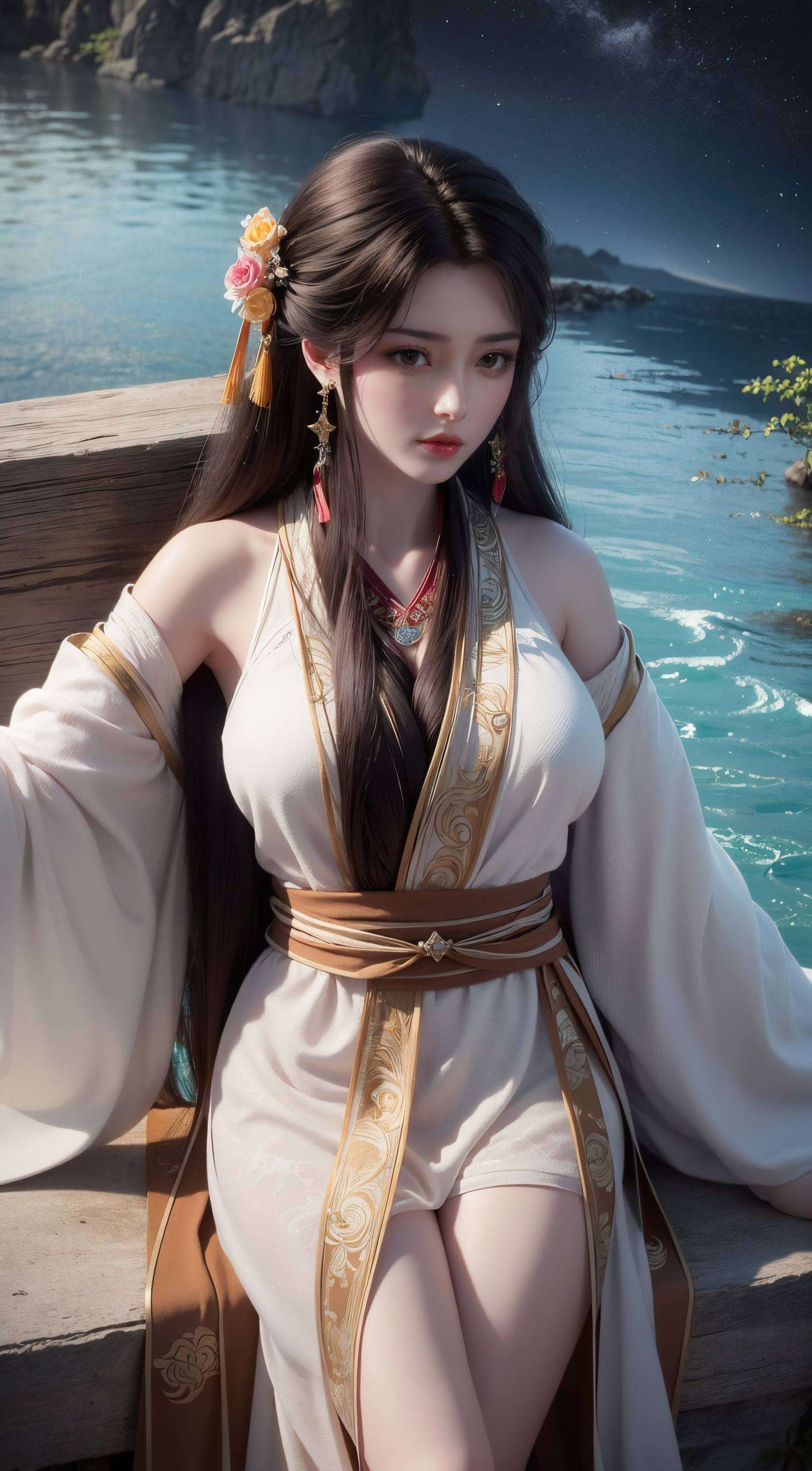 在这绚烂的世界里她从完美世界中走来