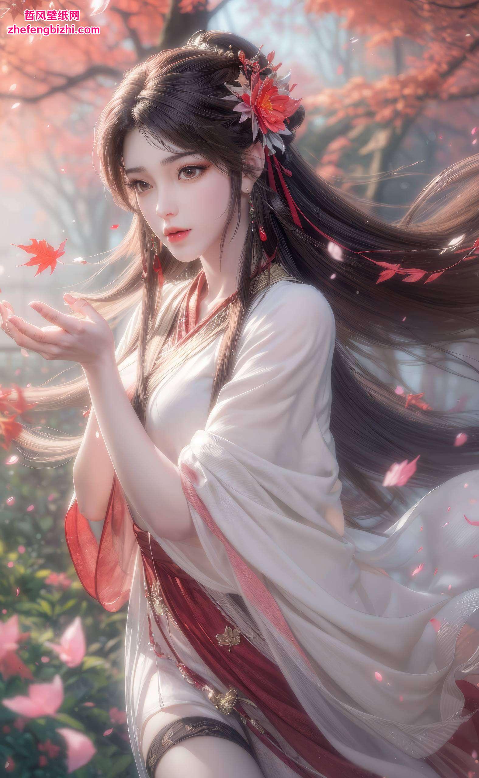 还带着一丝不羁的野性魅力不仅美得让人心动