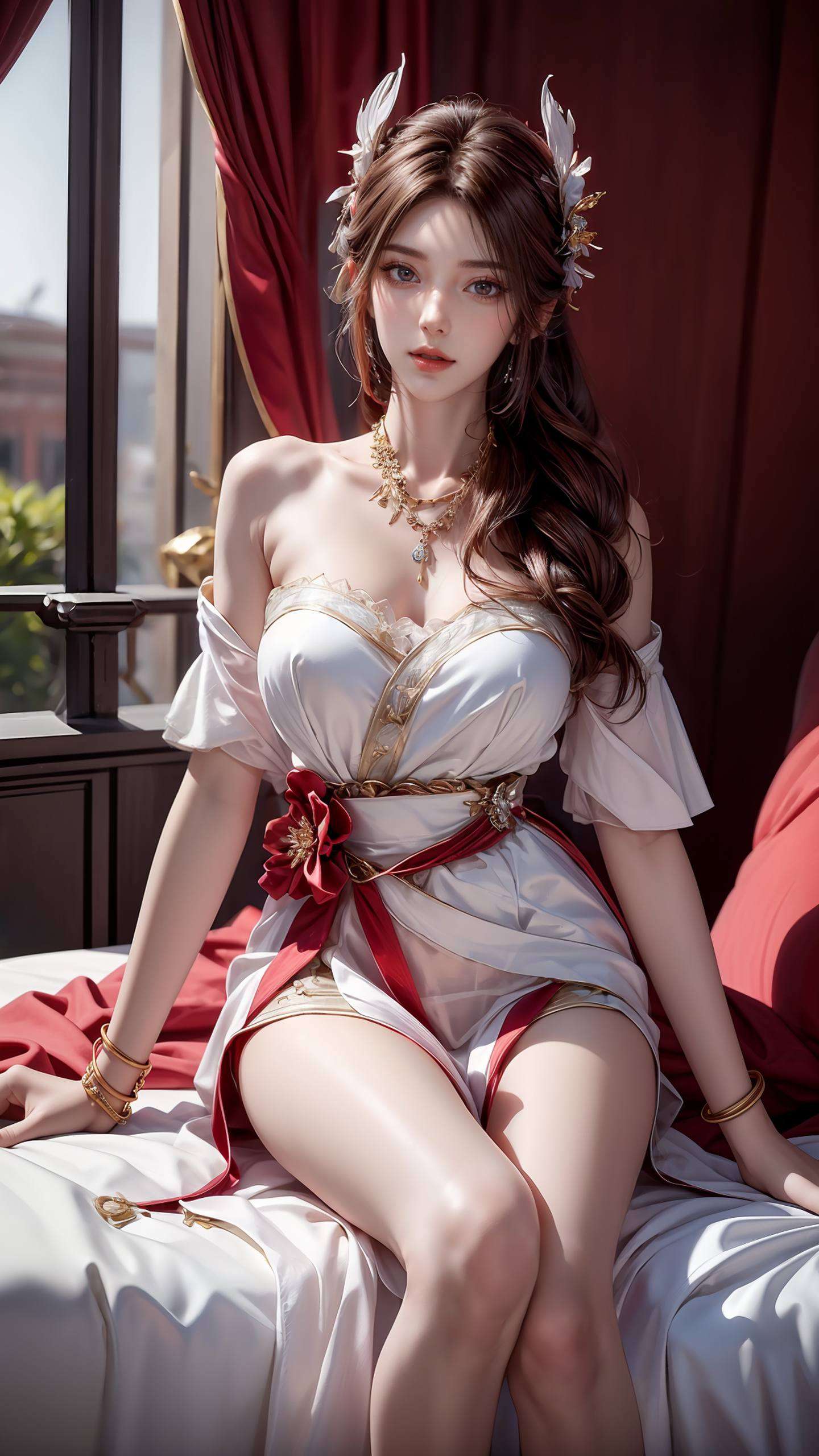 不仅有着迷人的背影每天都能感受到那份国漫女神的玄幻魅力呢！快来收图啦
