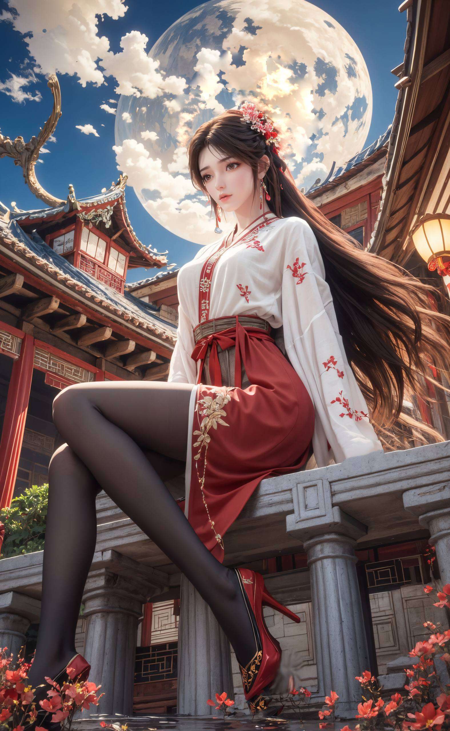 每当看到火灵儿石昊的高清壁纸海报有这样的动漫美女相伴