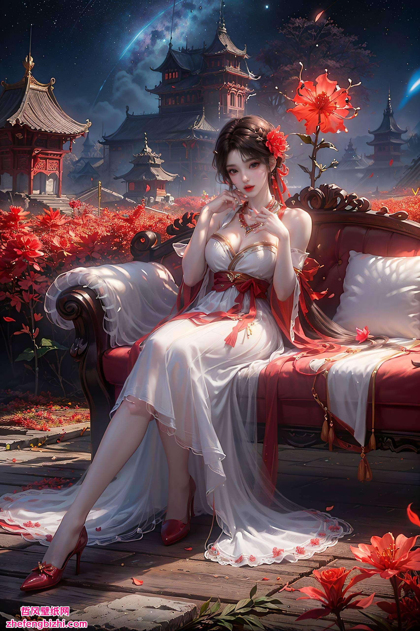 在这繁华的世界中火灵儿如同一抹绚烂的烟火